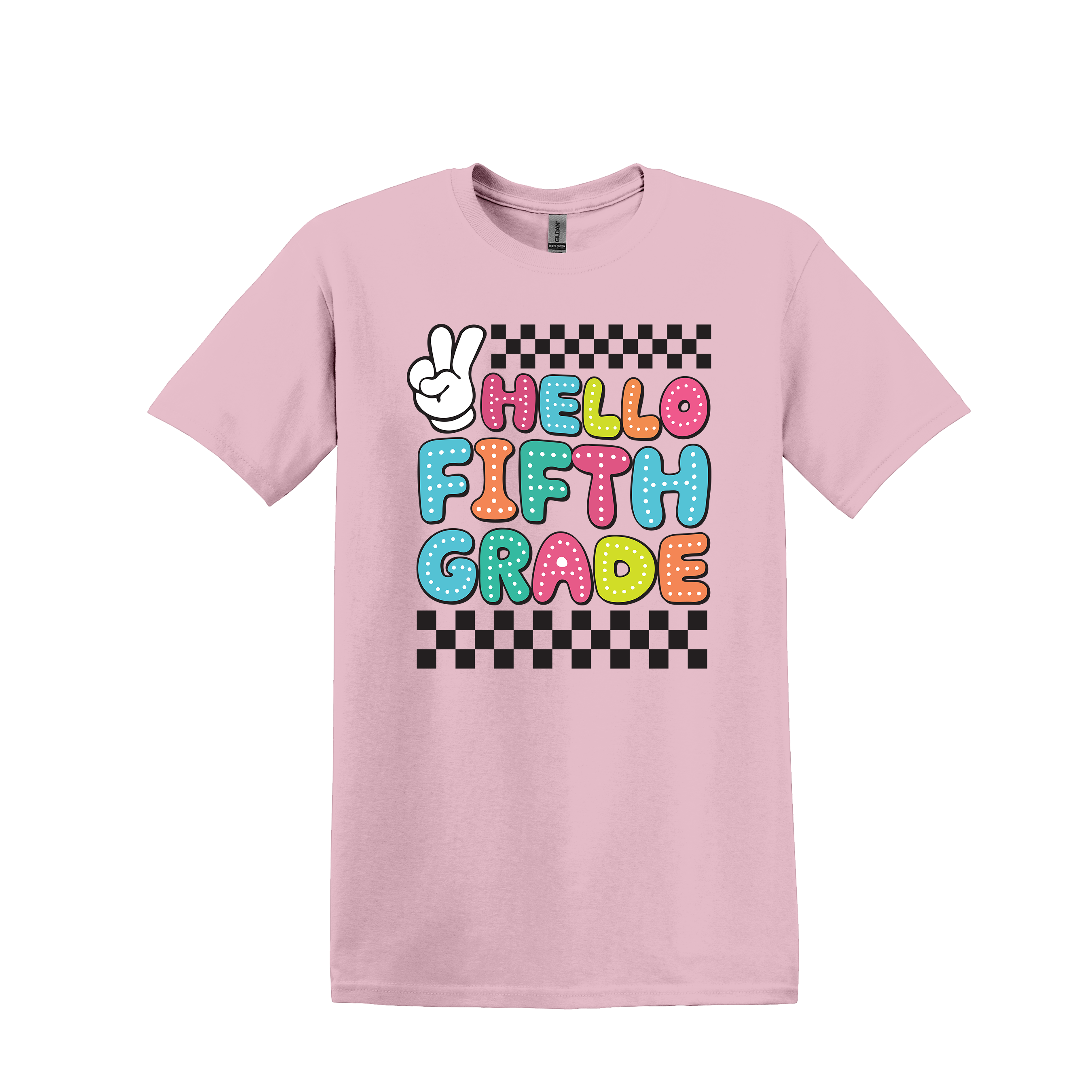 Hello Fifth Grade Tee (Item #1080)