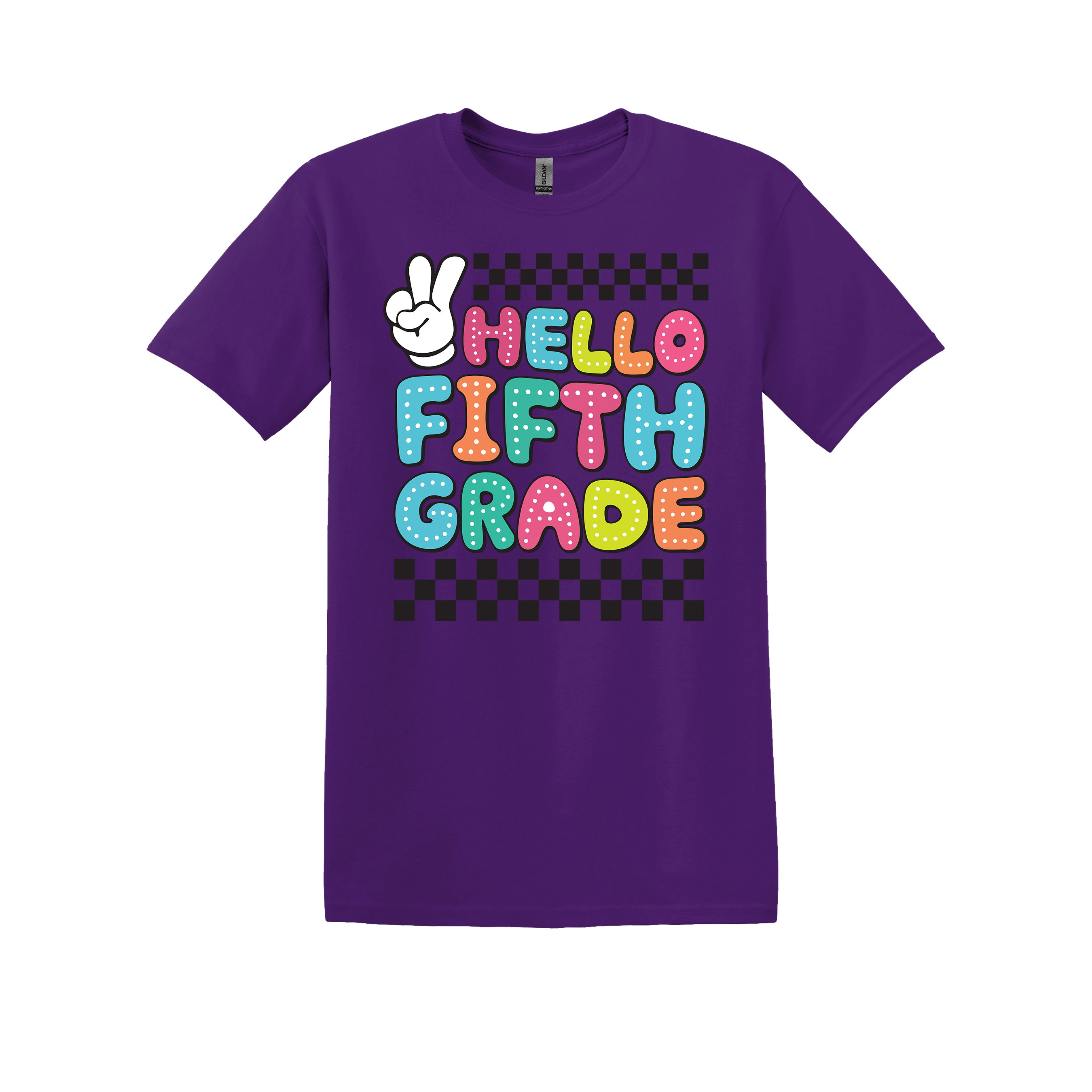 Hello Fifth Grade Tee (Item #1080)