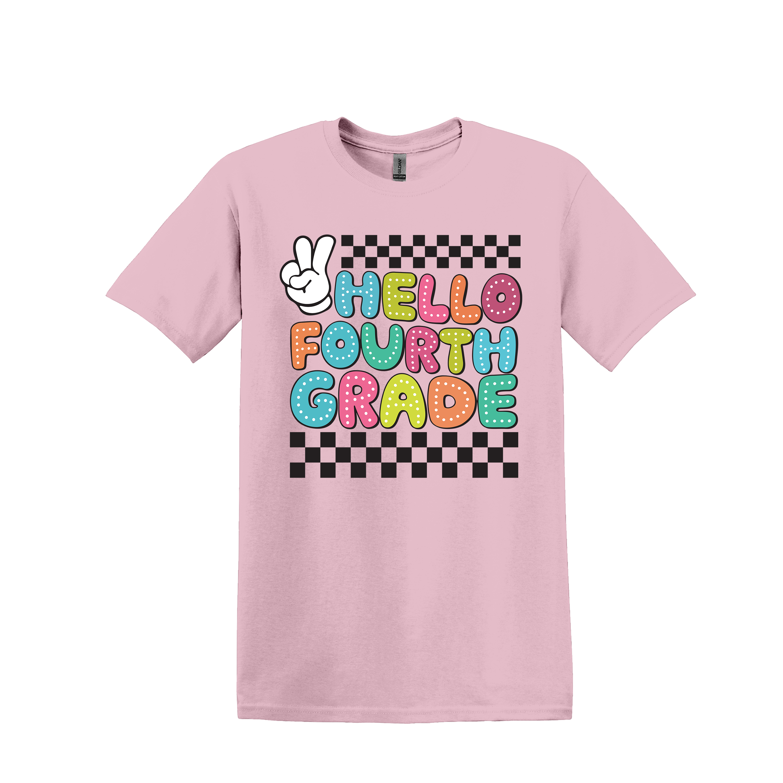 Hello Fourth Grade Tee (Item #1079)