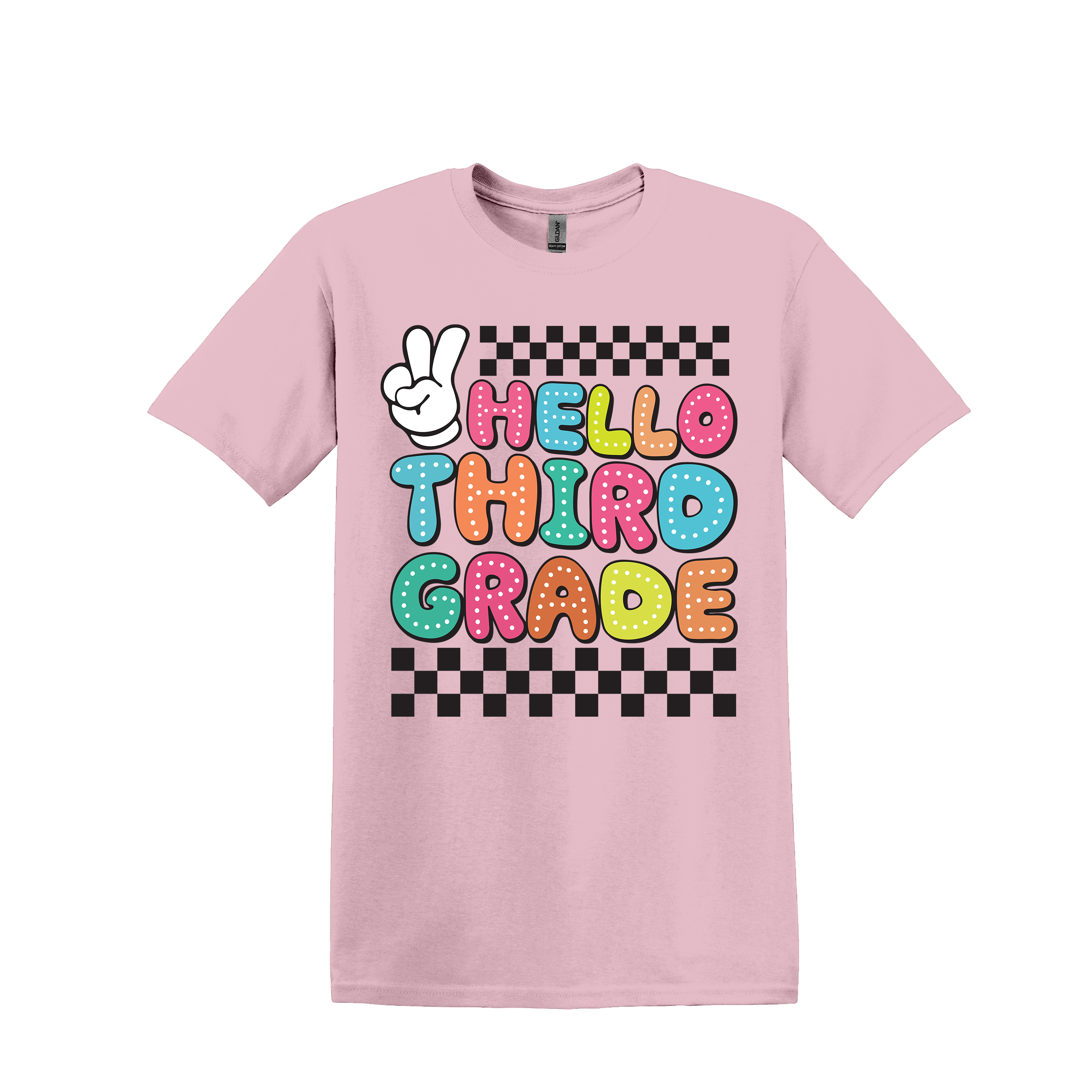 Hello Third Grade Tee (Item #1078)