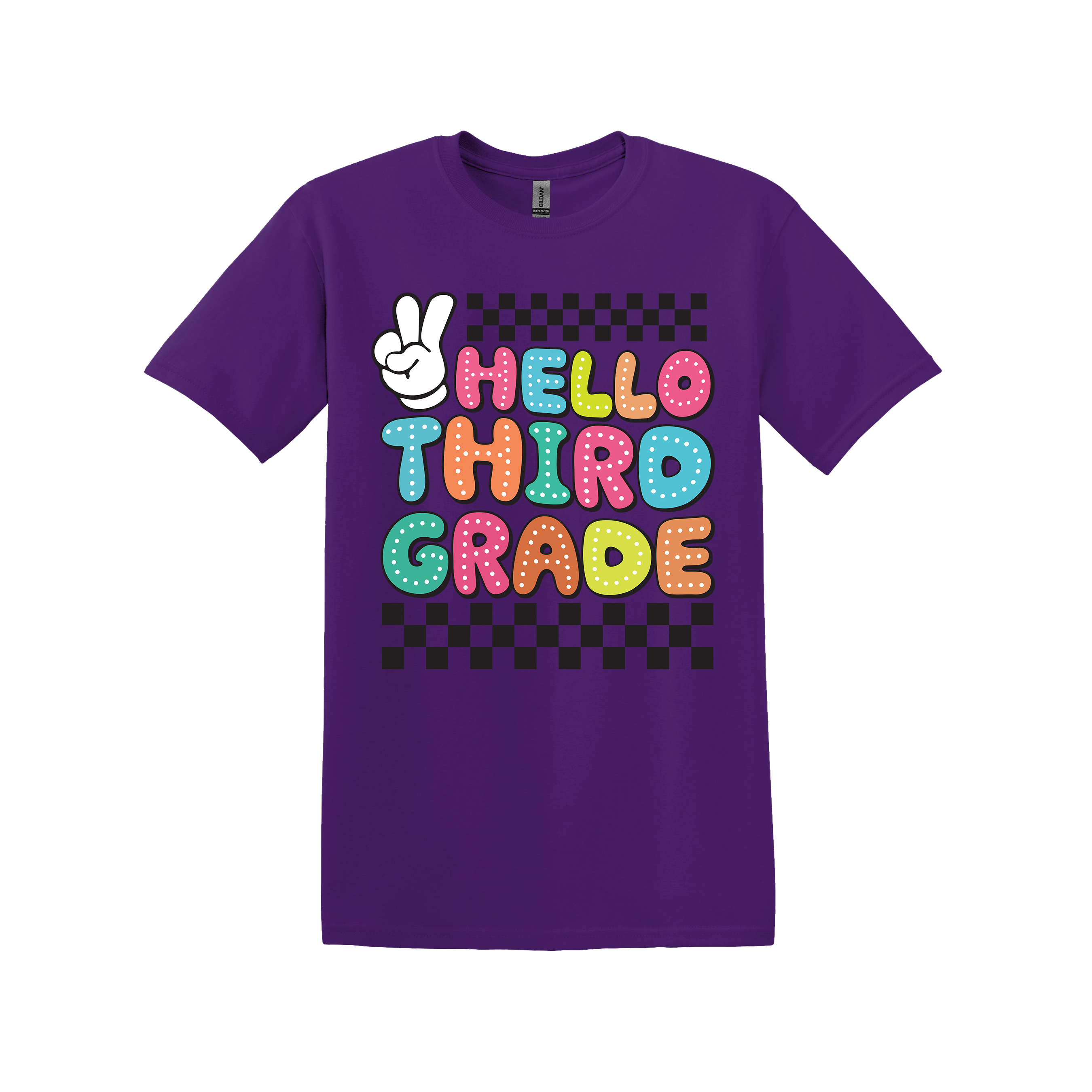 Hello Third Grade Tee (Item #1078)