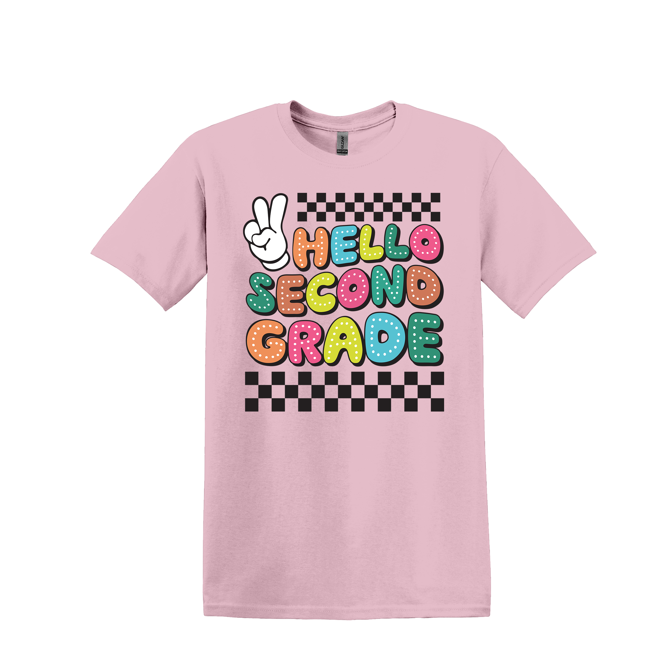 Hello Second Grade Tee (Item #1077)