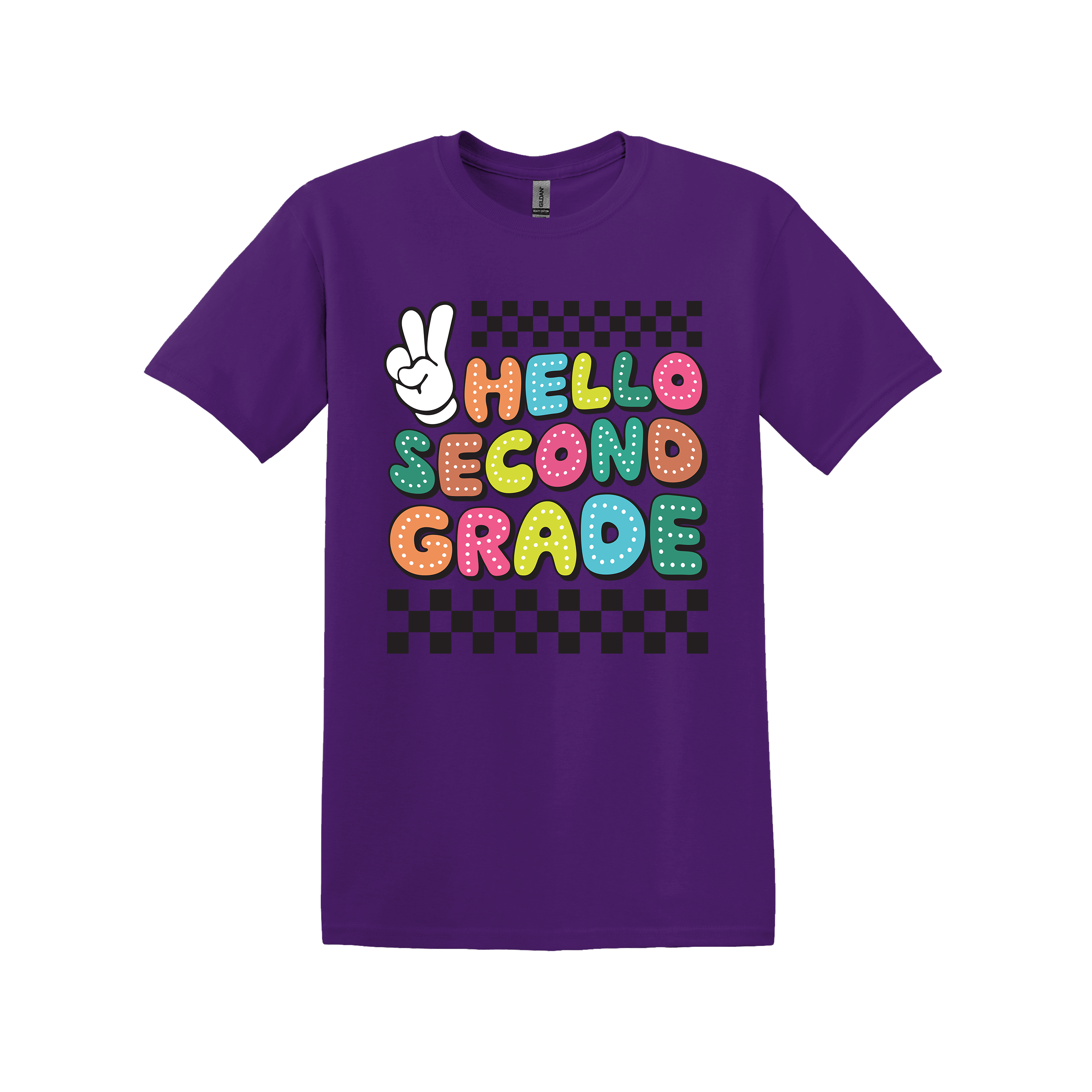 Hello Second Grade Tee (Item #1077)