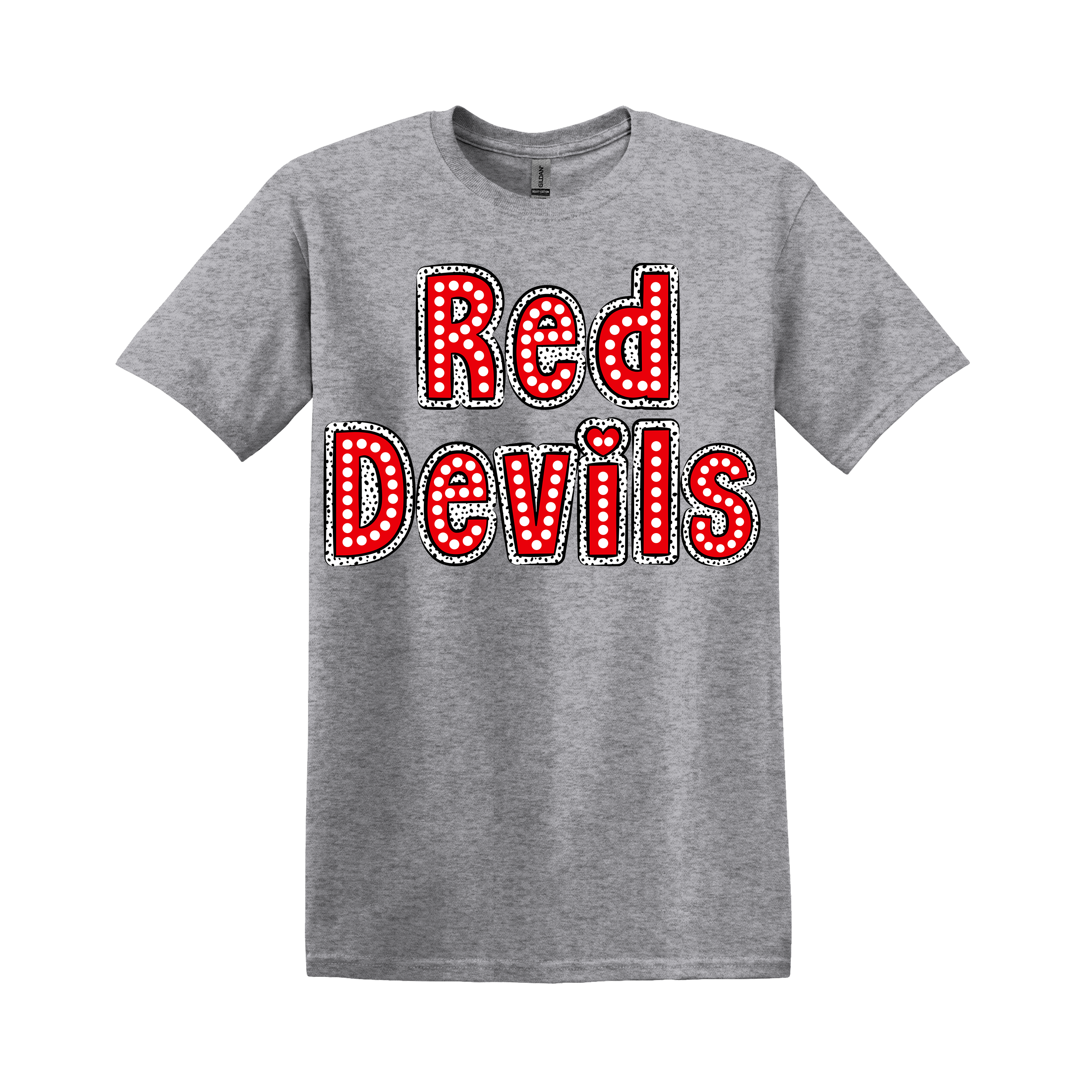 Red Devils Spirit Tee (item #1026)