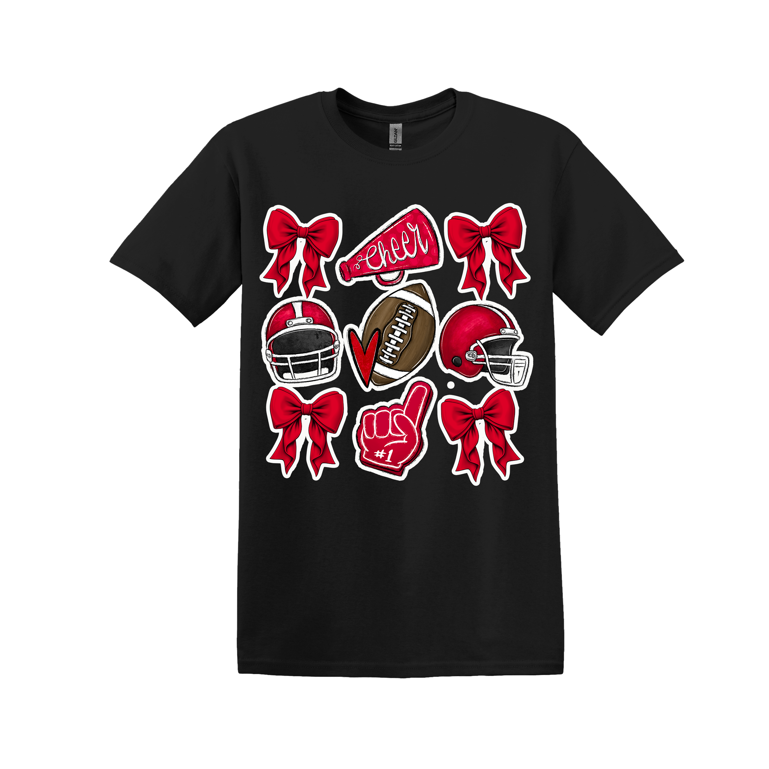 Huntington Red Devils Football Spirit Tee (item #1008)