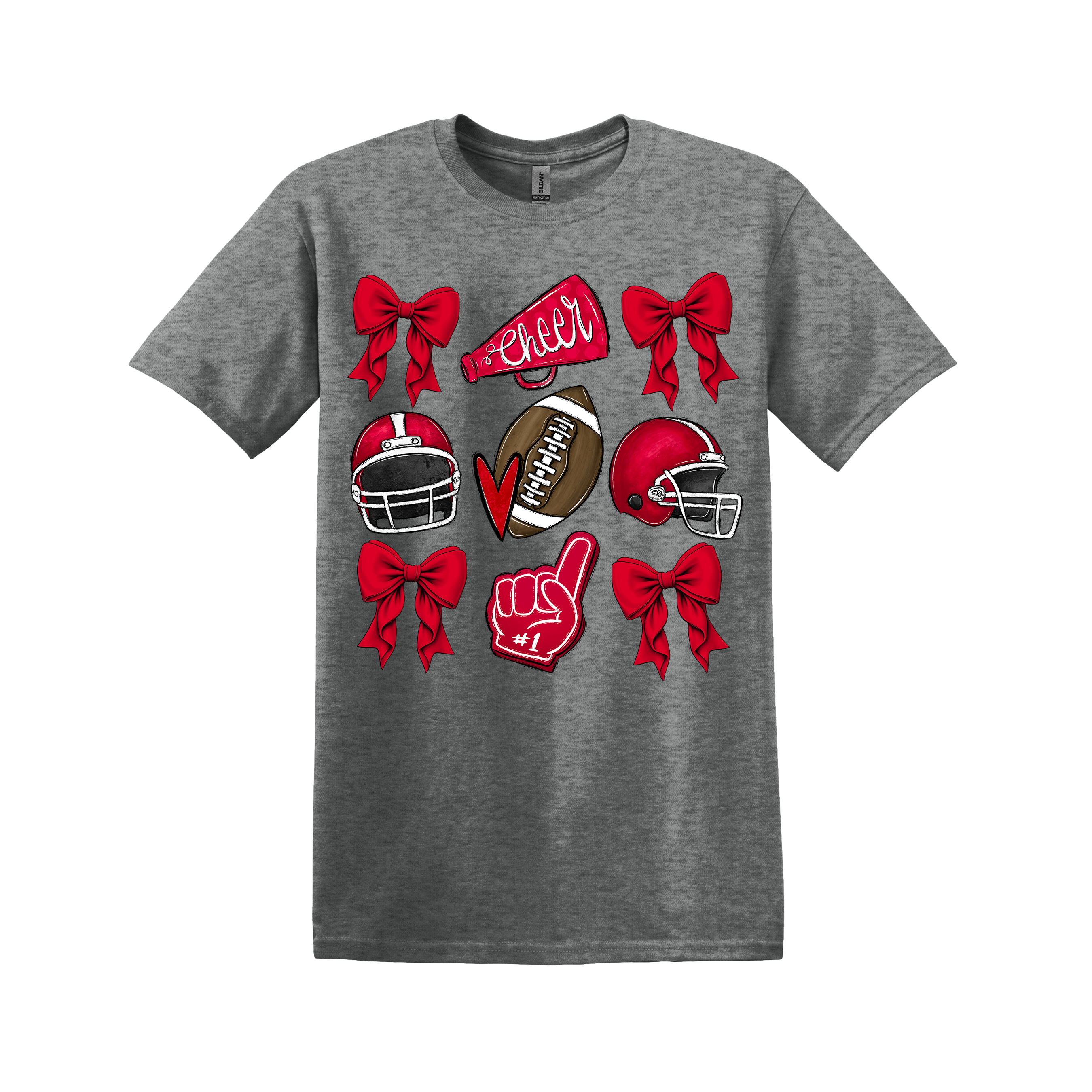 Huntington Red Devils Football Spirit Tee (item #1008)
