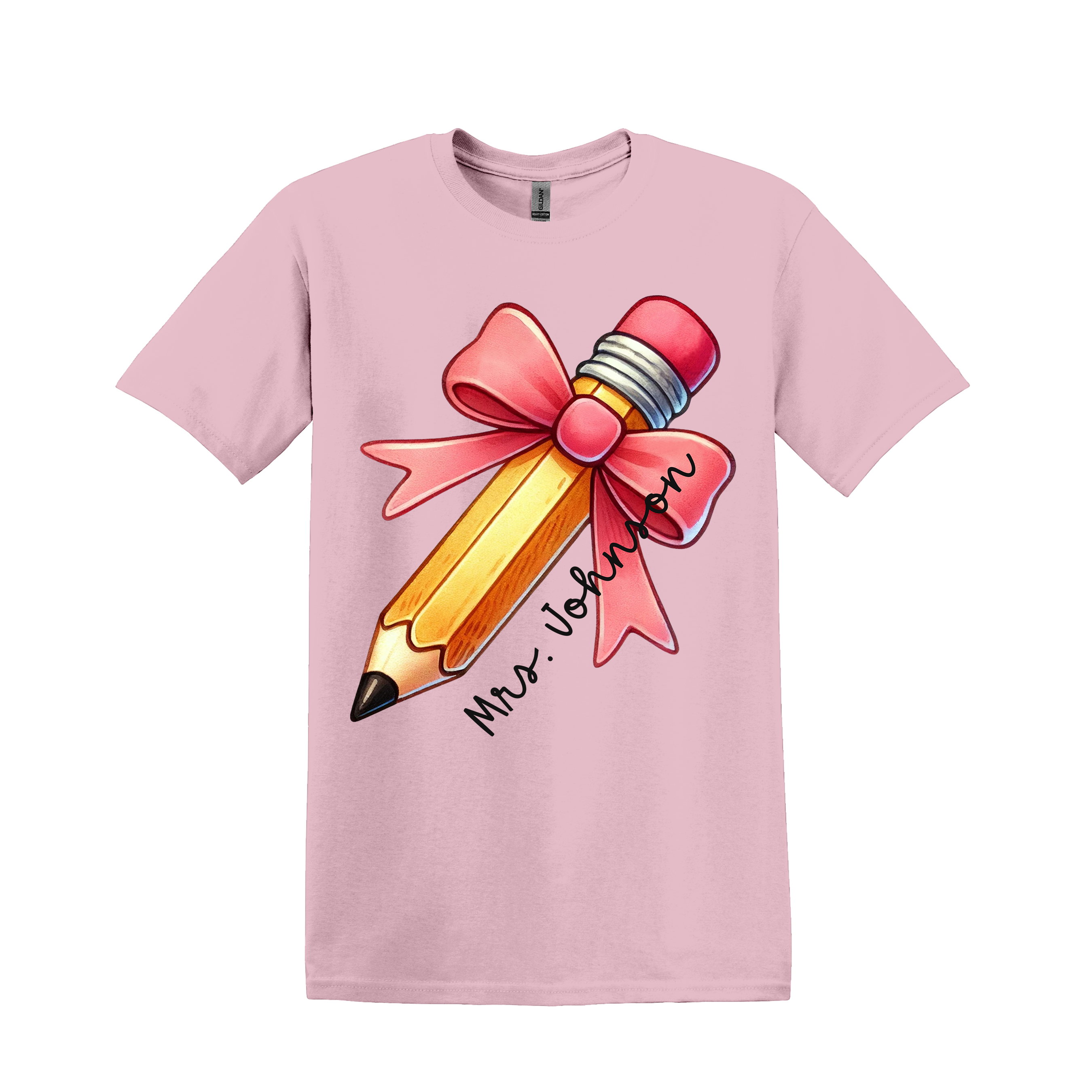 Personalized Teacher Tee (Item #1032)