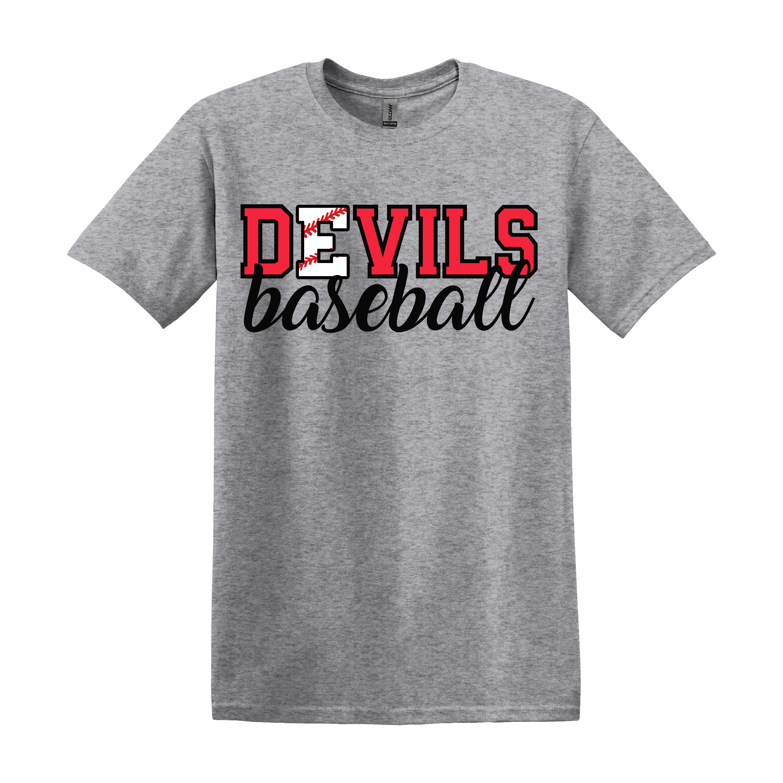 Red Devils Baseball Shirt (item #1172)