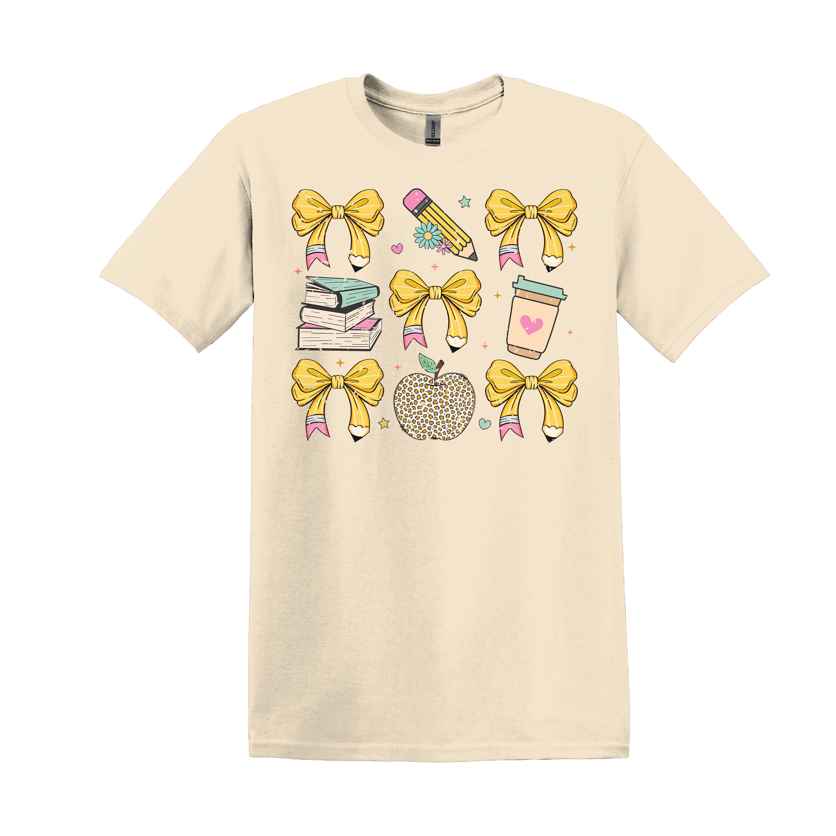 Teacher Coquette Bow Tee (item #1027)