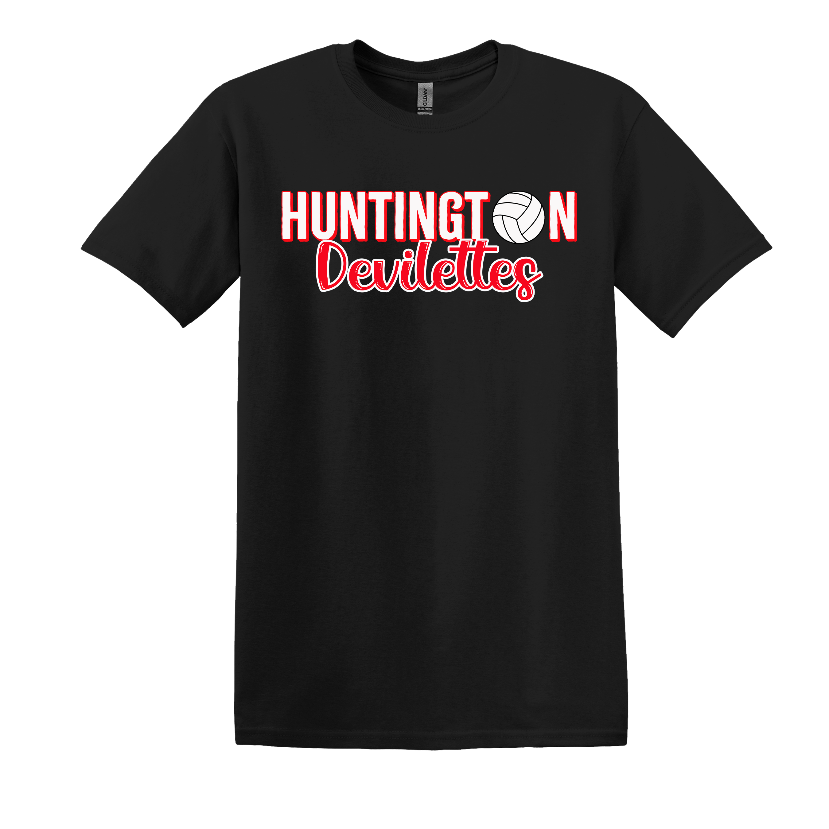 Huntington Devilettes Volleyball Spirit Tee (item #1234)