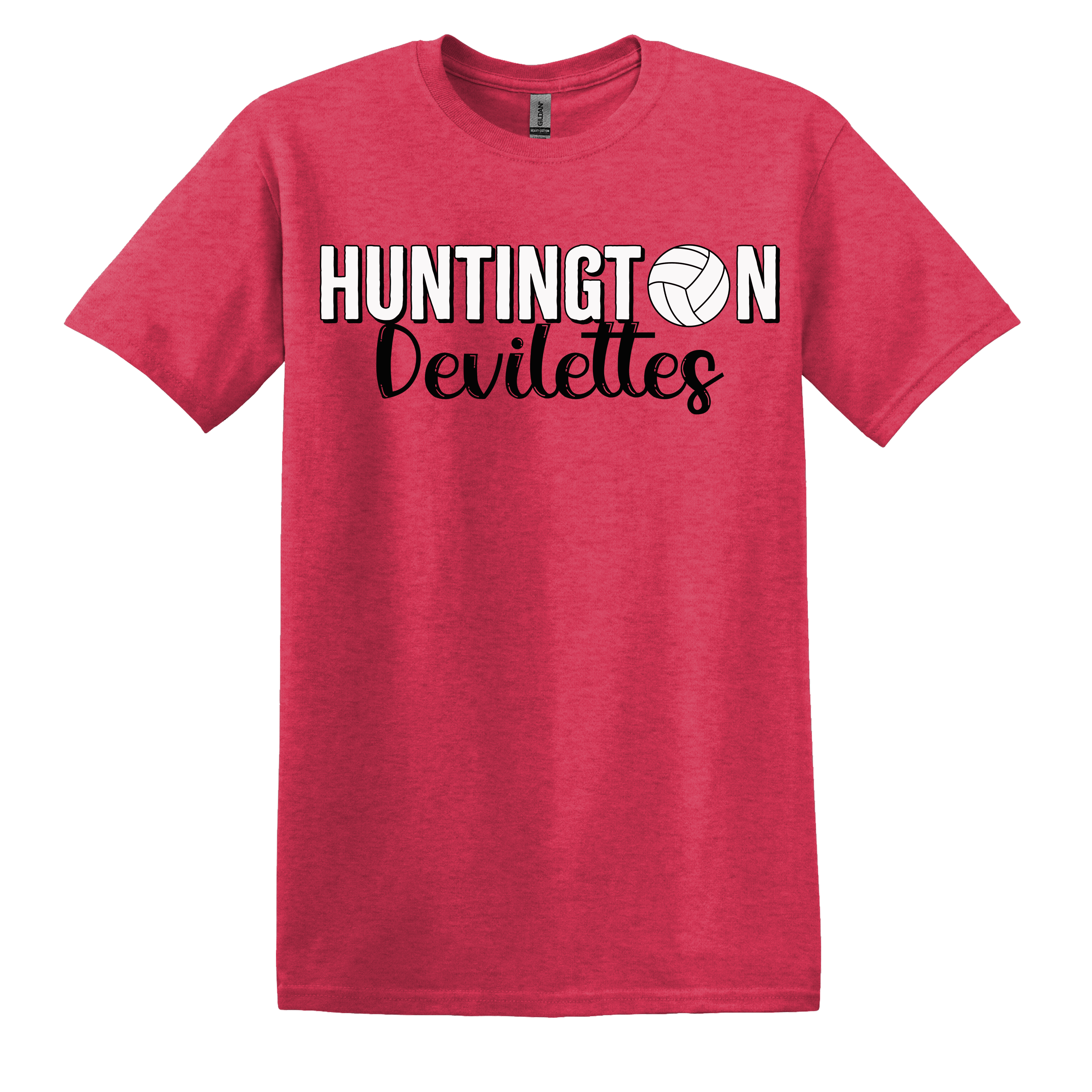 Huntington Devilettes Volleyball Spirit Tee (item #1234)