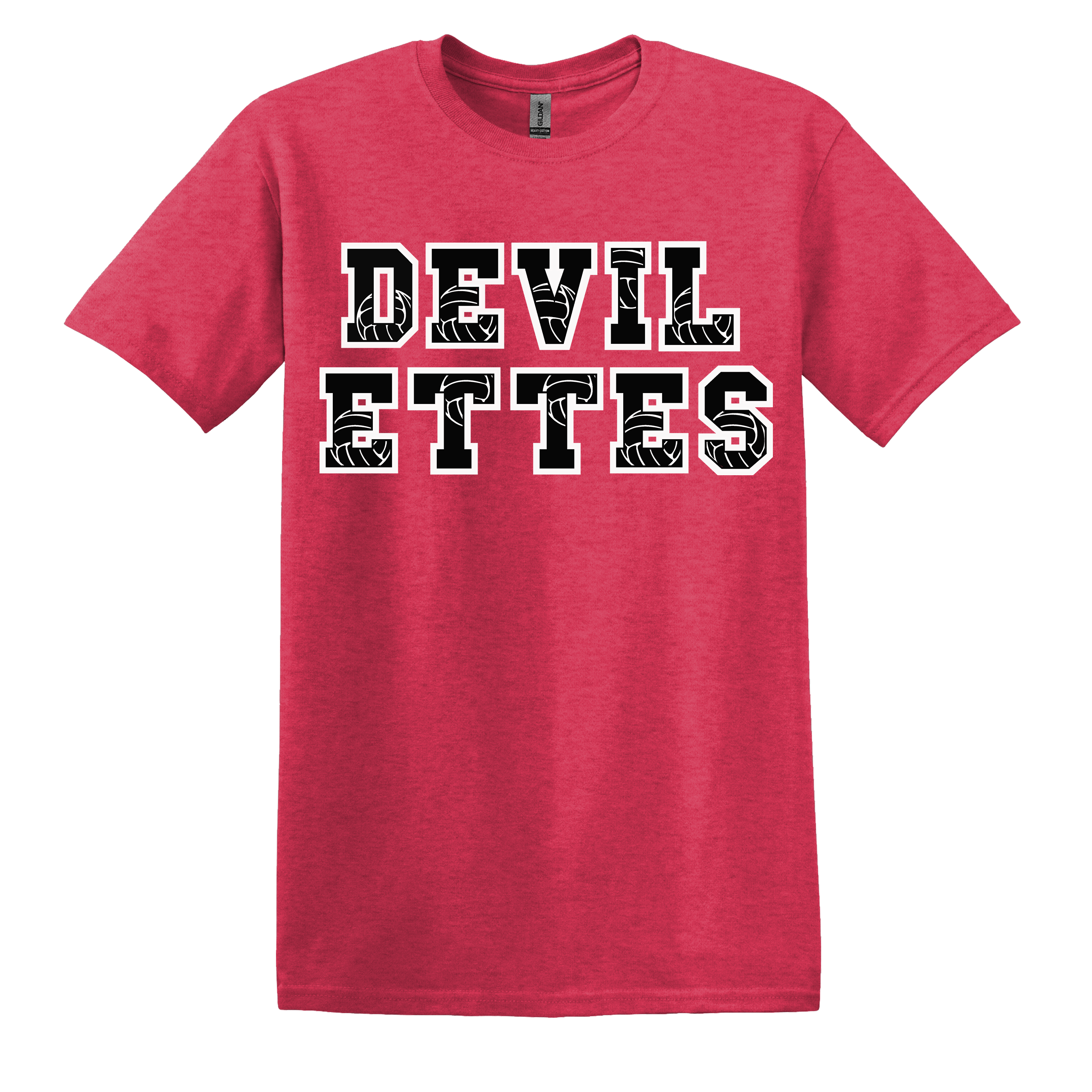 Huntington Devilettes Volleyball Spirit Tee (item #1235)