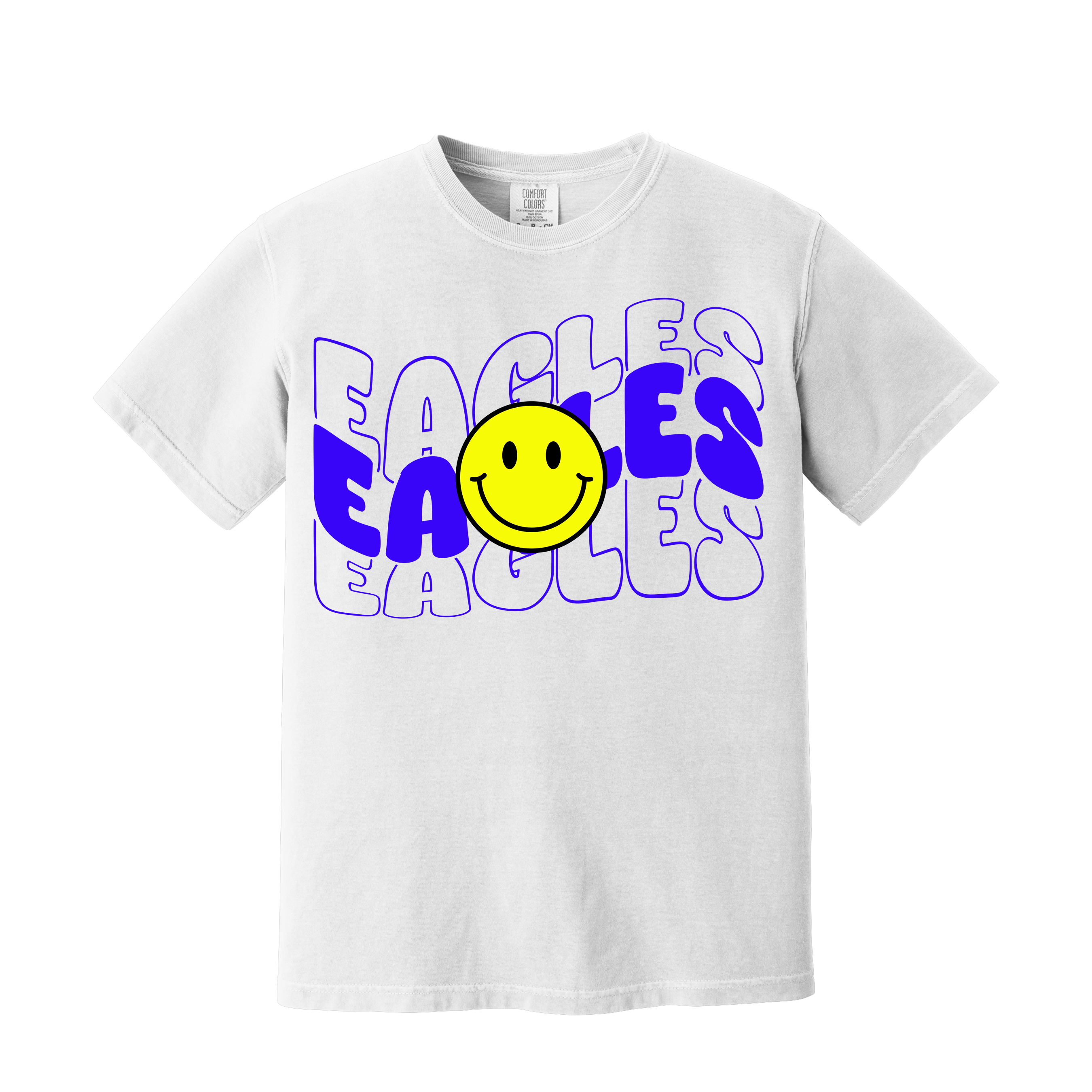 EAGLES Spirit Tee on a white Comfort Color (Item 1268)