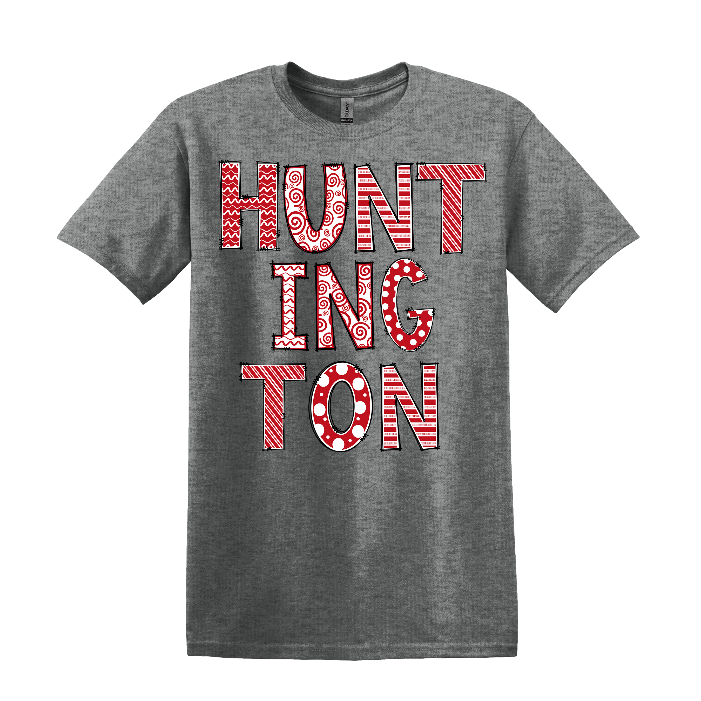 Huntington Red Devils Spirit Tee  (Item #1264)