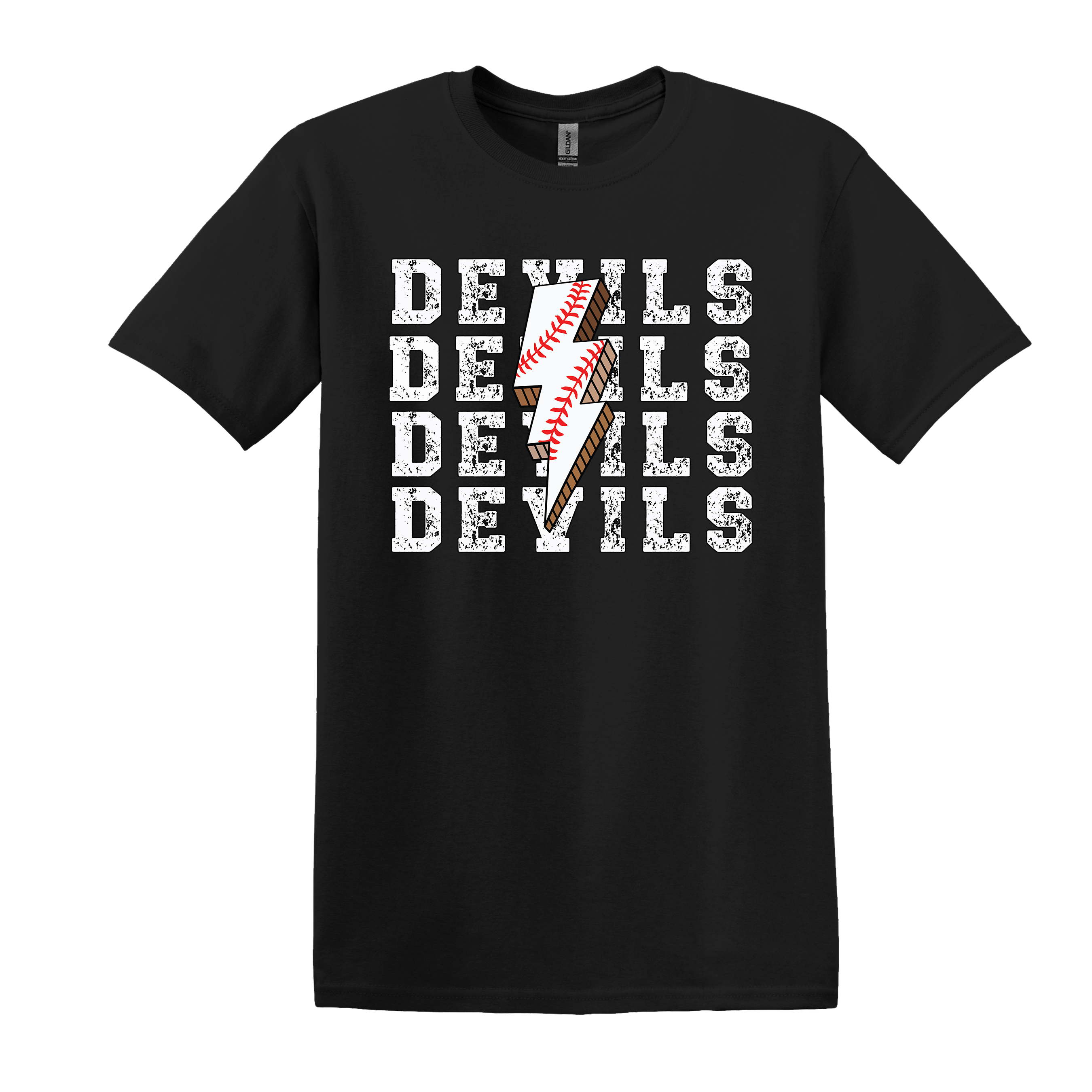 Devils Baseball Spirit Tee (Item #1280)