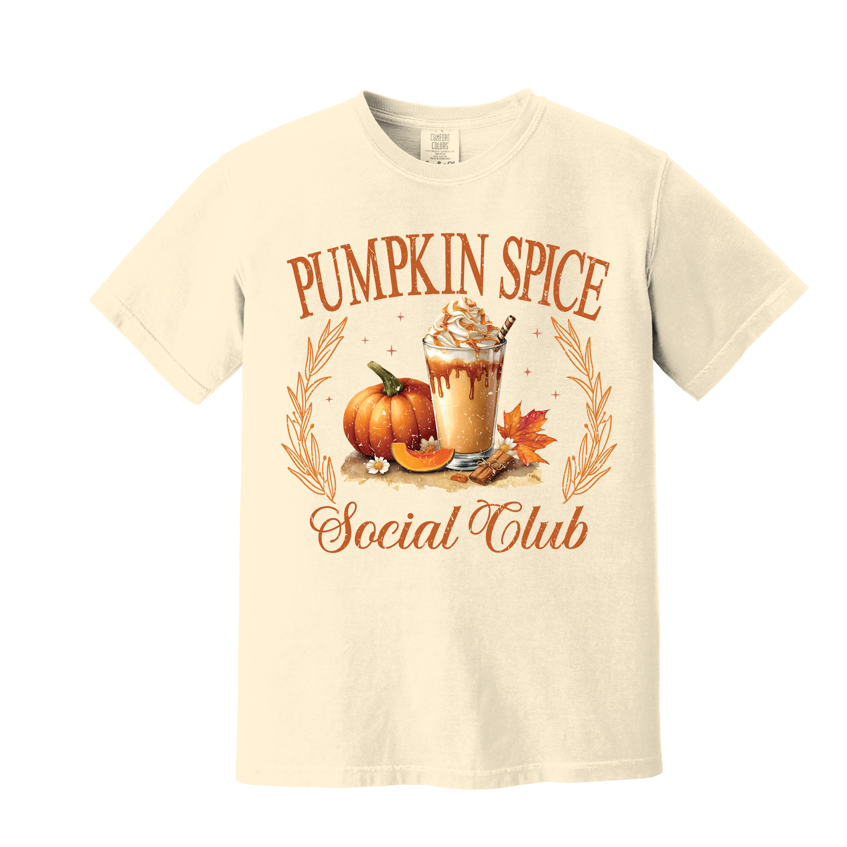 Pumpkin Spice Social Club Fall Tee or Sweatshirt (Item 3011)