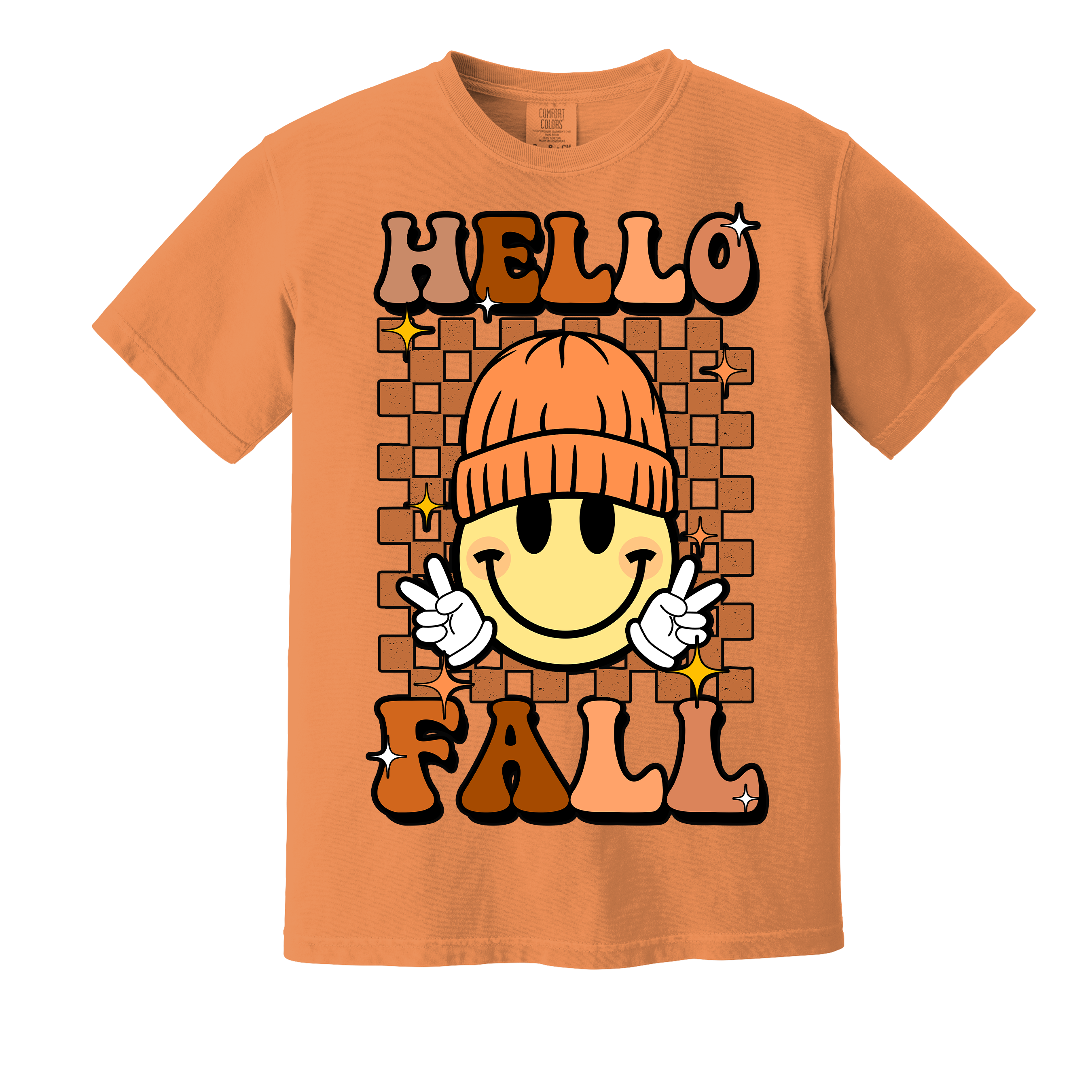 Hello Fall Tee Comfort Color (Item 3019)