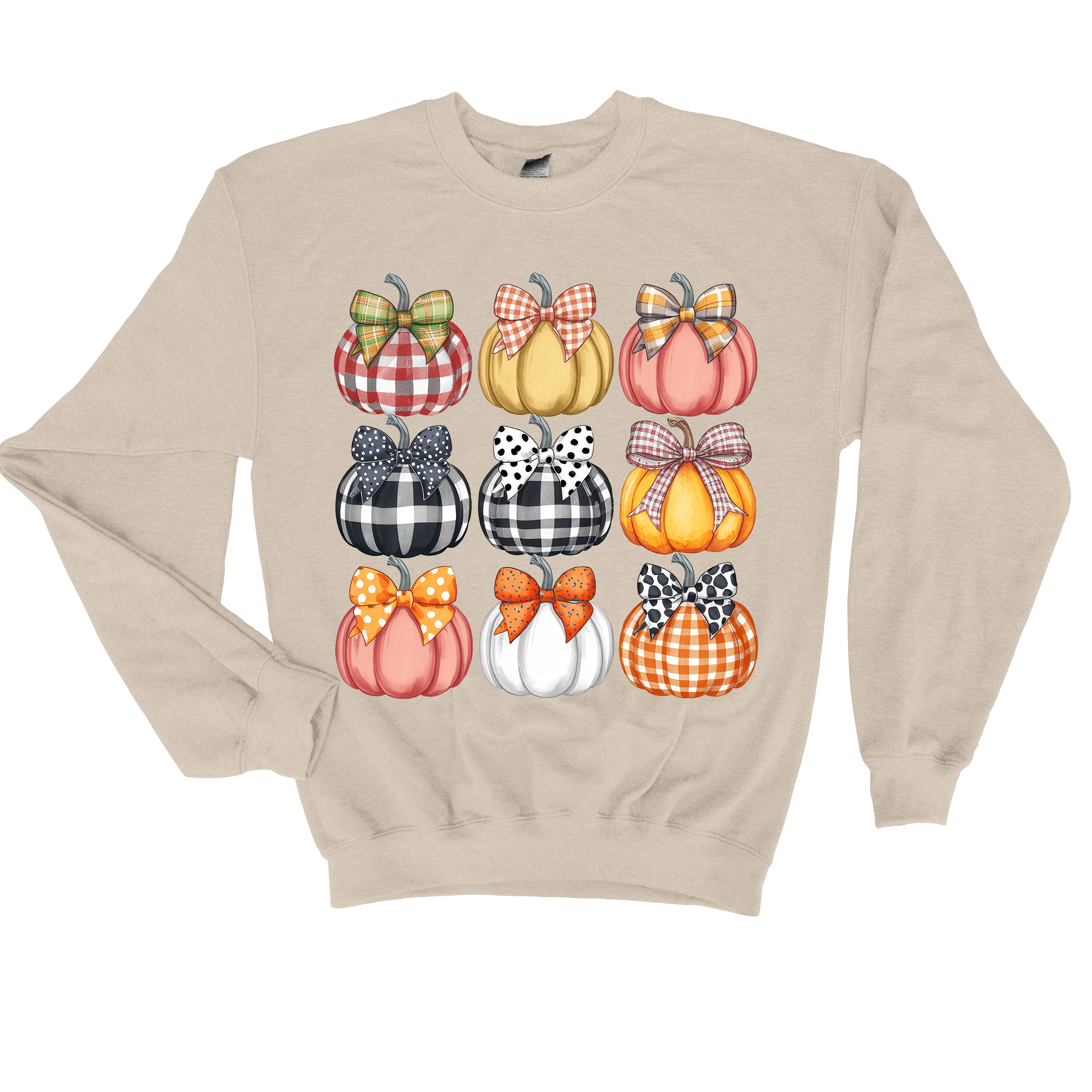 Fall Coquette Pumpkin Sweatshirt (Item 3020)