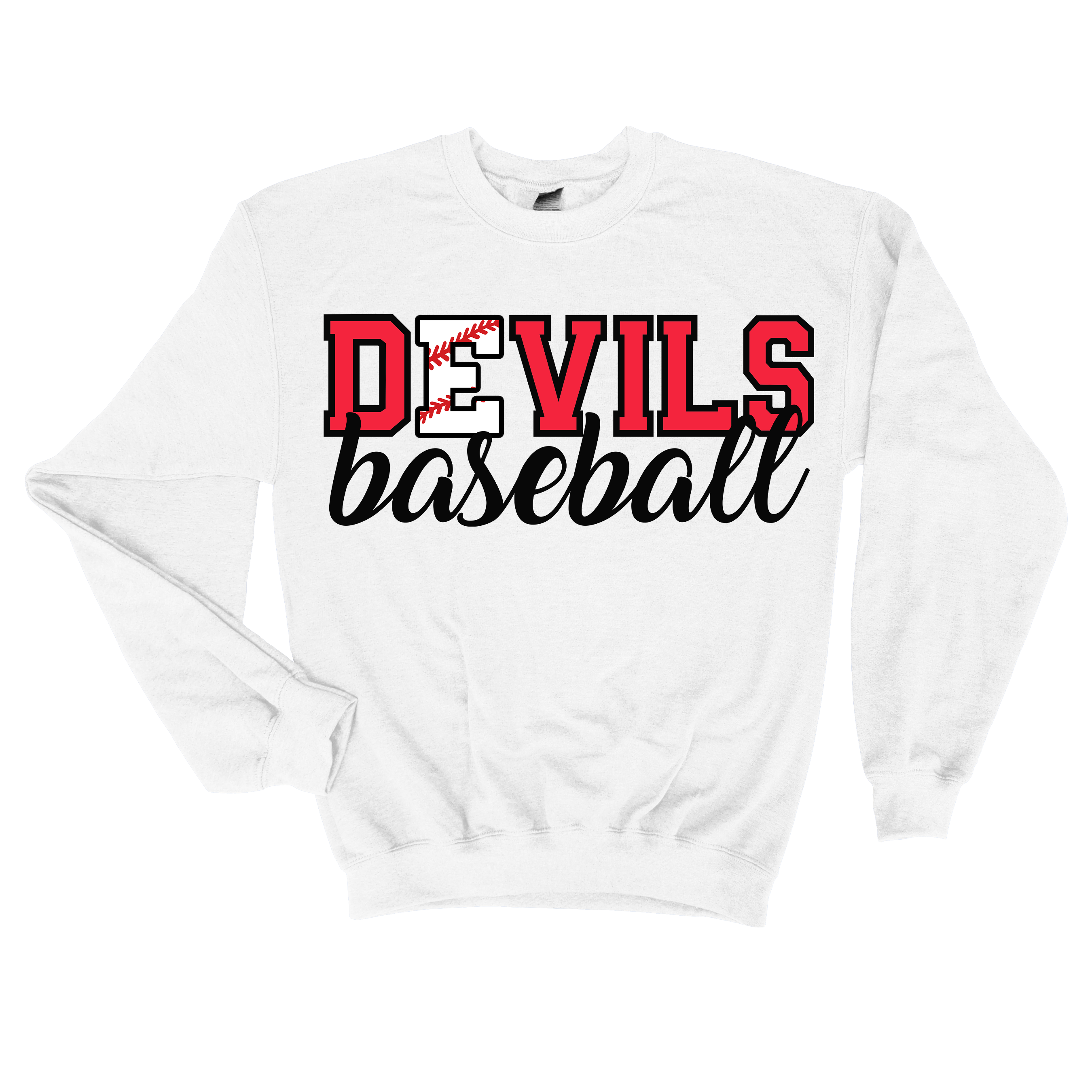 Red Devils Baseball Sweatshirt (Item #1516)