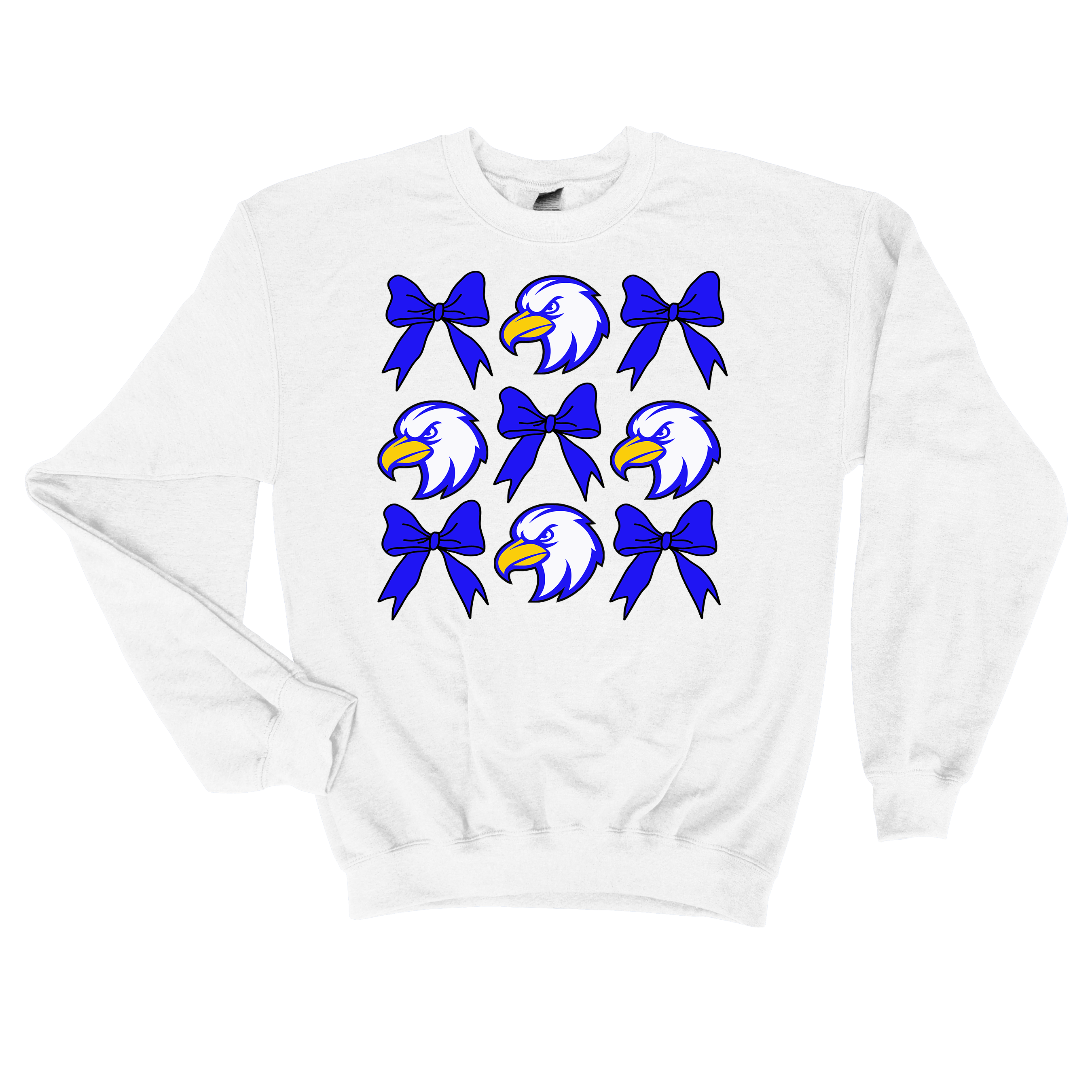 Eagles Coquette Bow Sweatshirt (Item #1541)