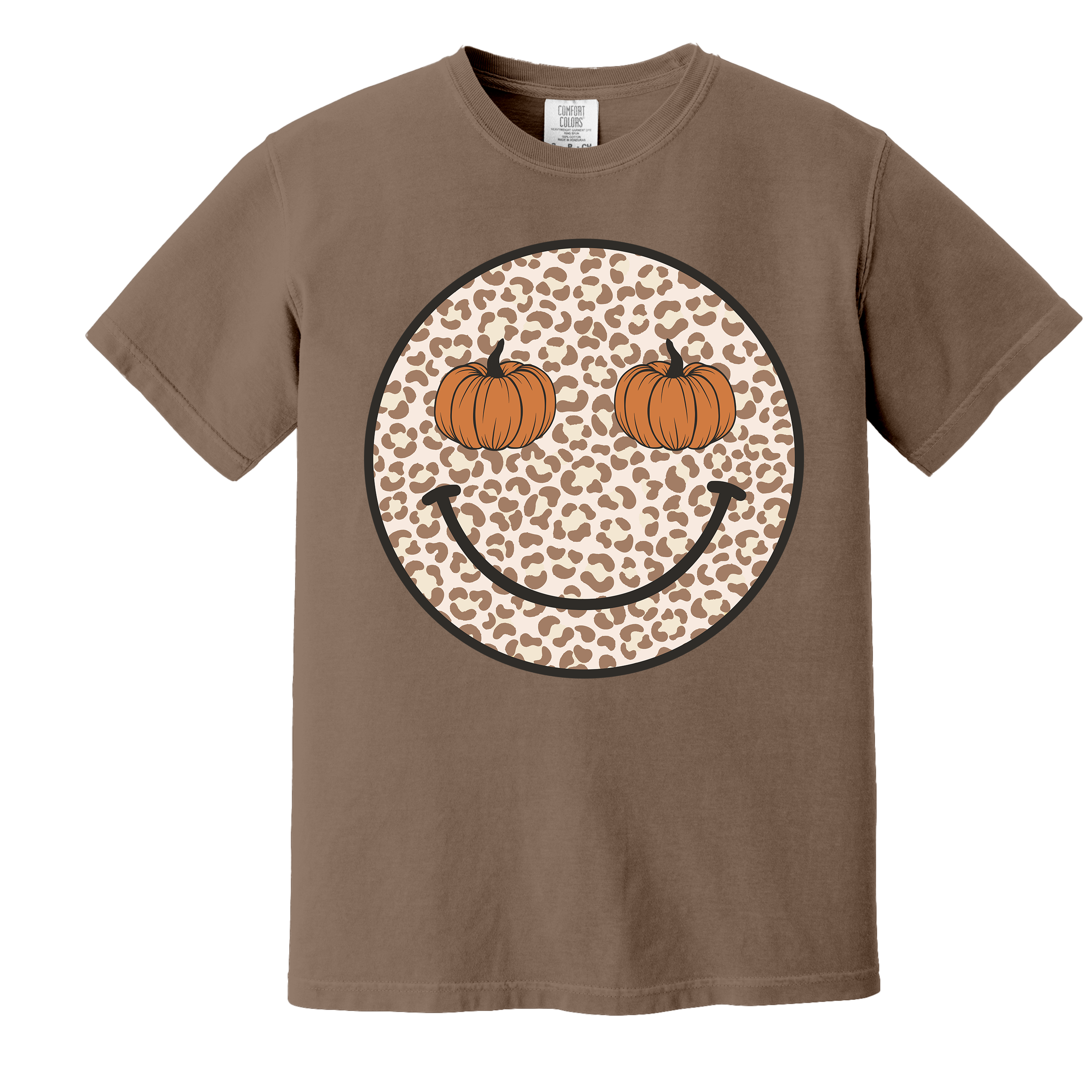 Pumpkin Smiley Face Comfort Color (Item 3002)