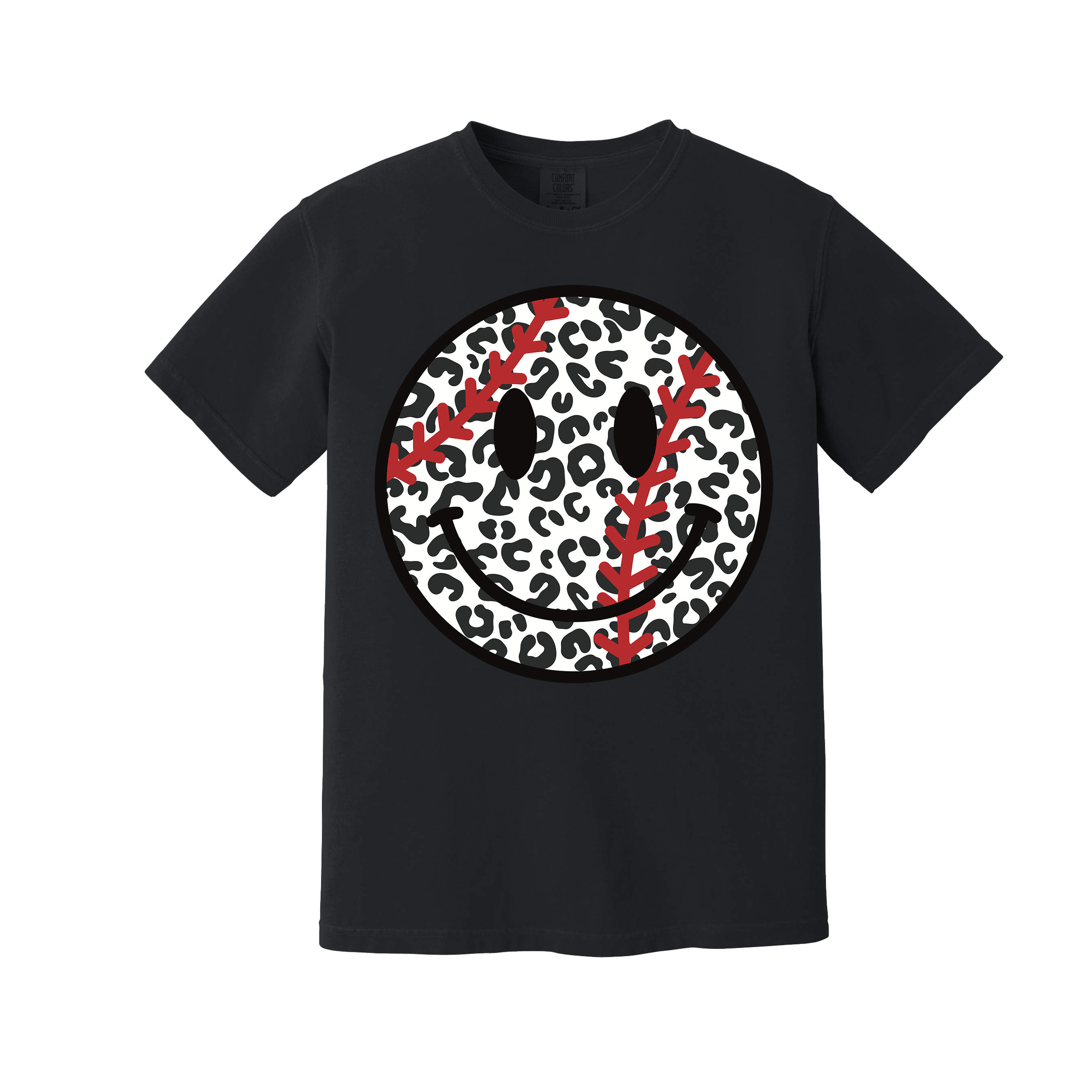 Smiley Face Tee Baseball Comfort Color (Item #1711)