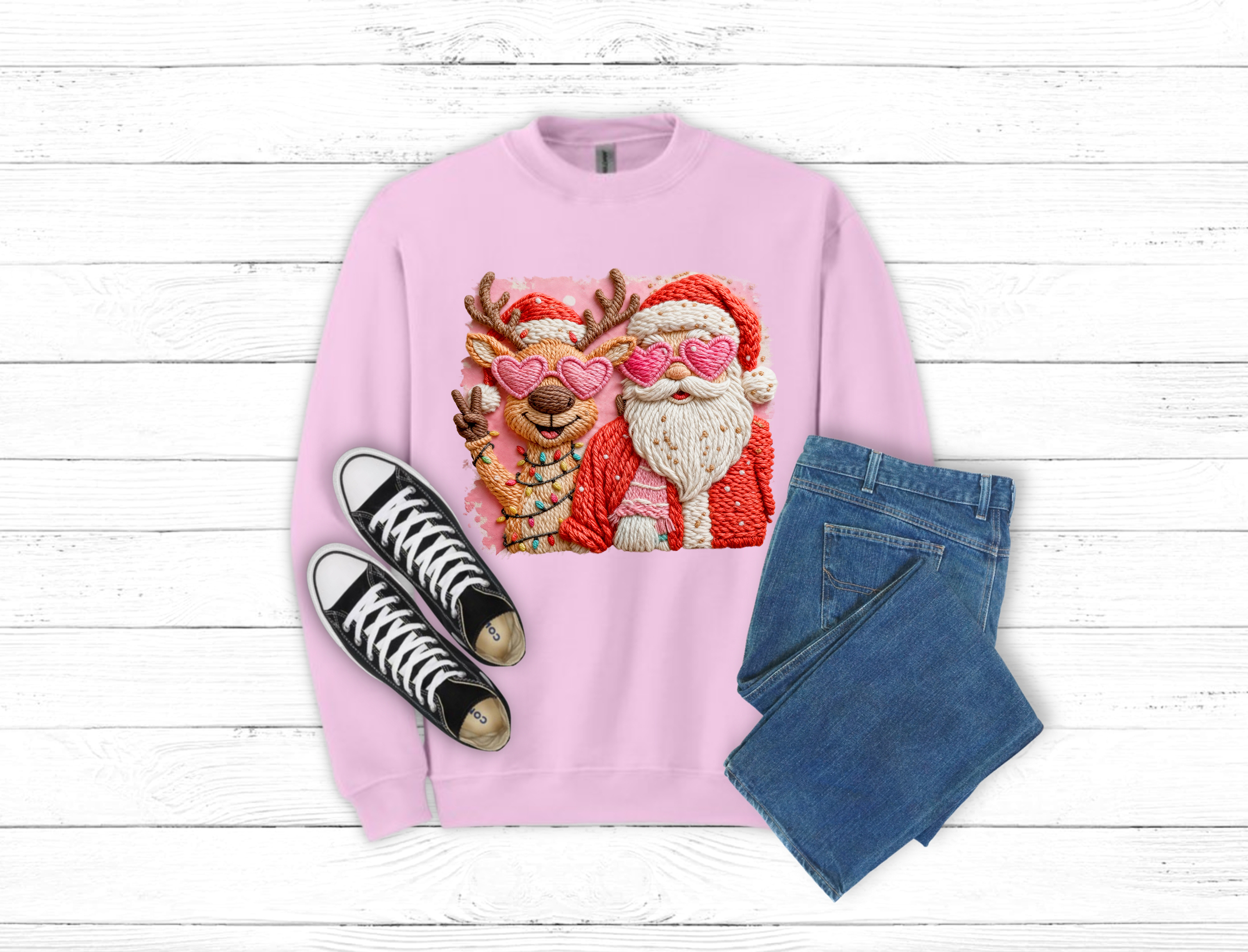 Christmas Santa Sweatshirt (Item 1595)