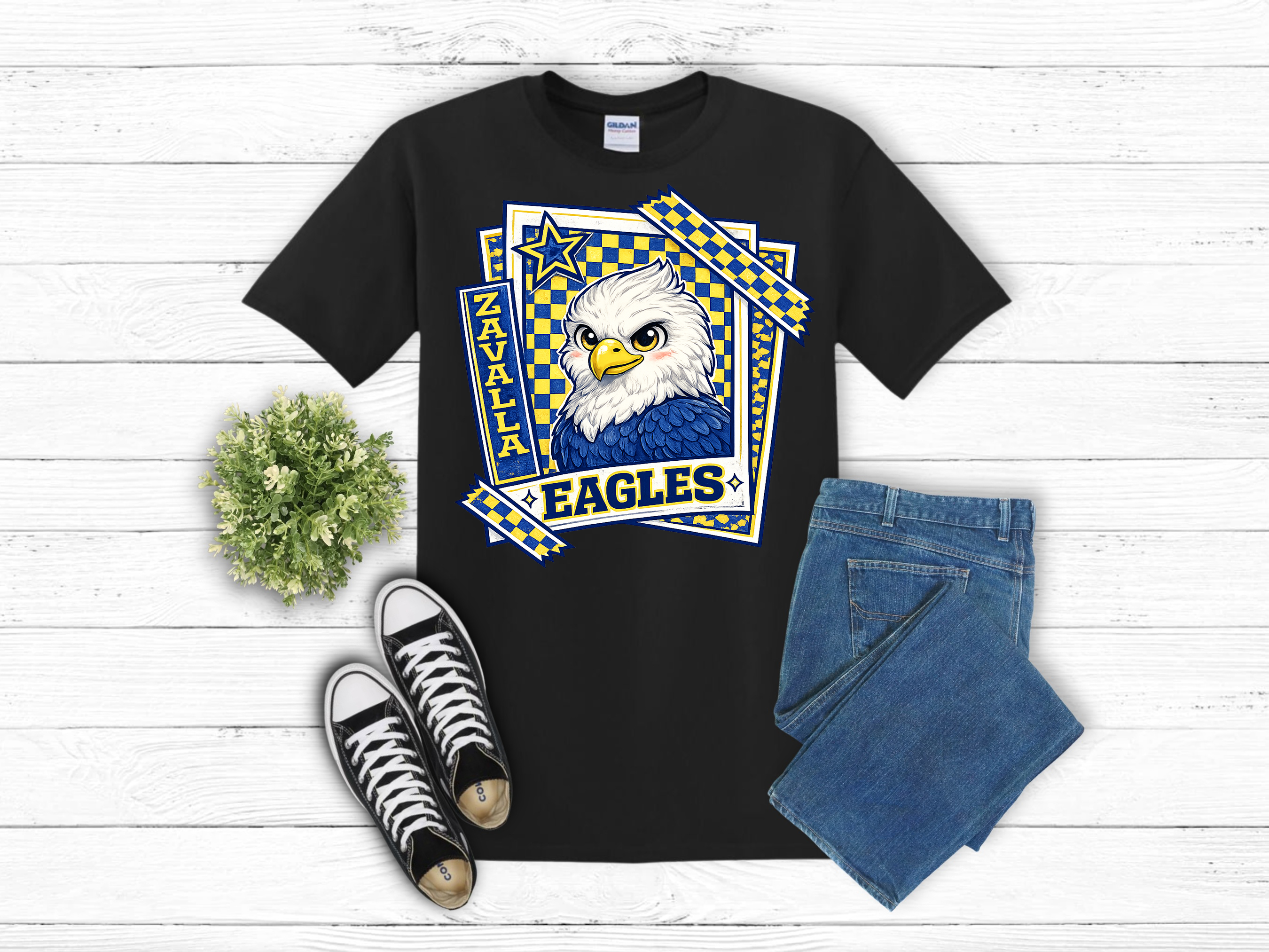 Zavalla Eagles Graphic Tee (Item #20377)