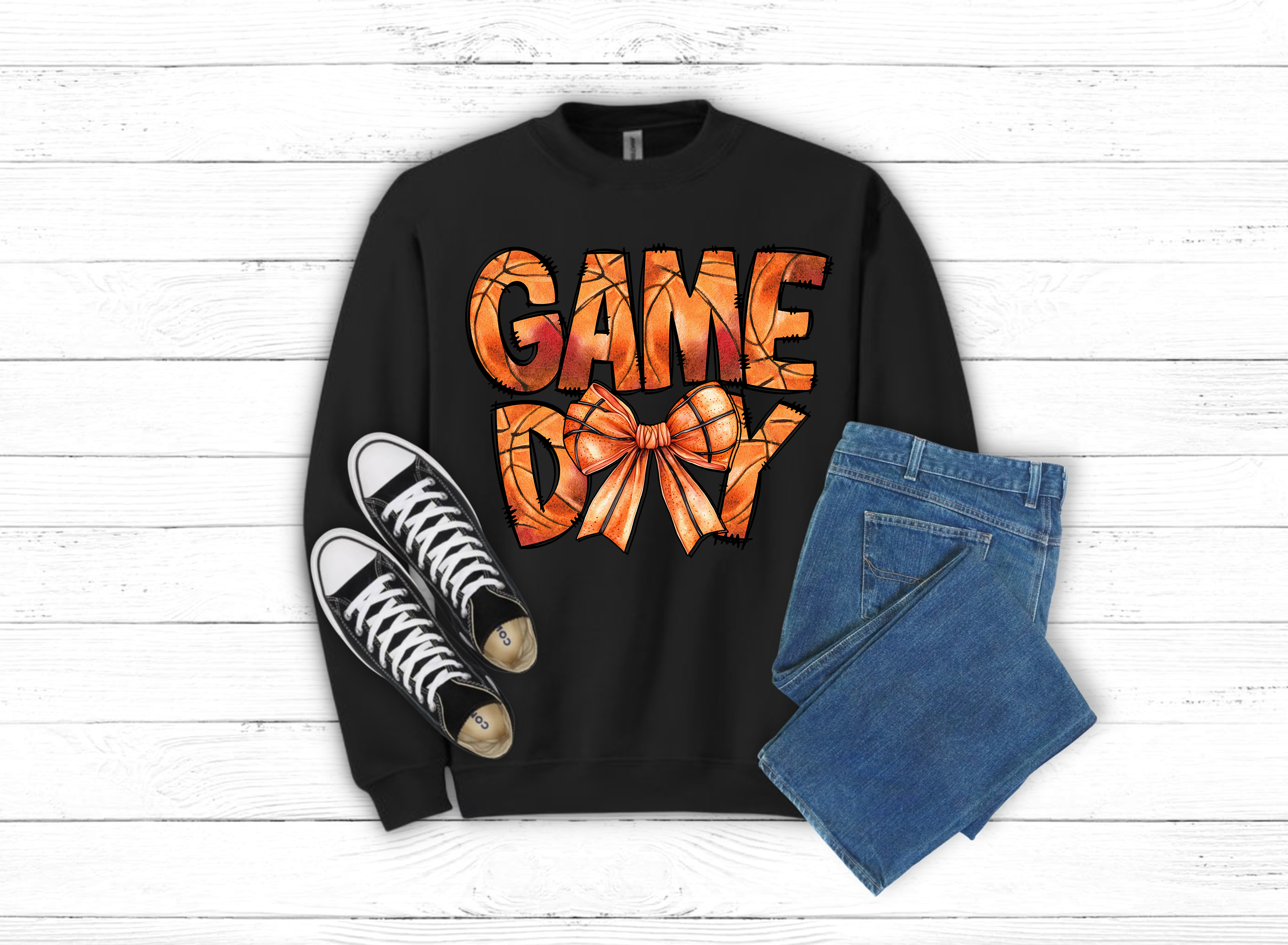 Basketball Game Day Sweatshirt (item 3130)