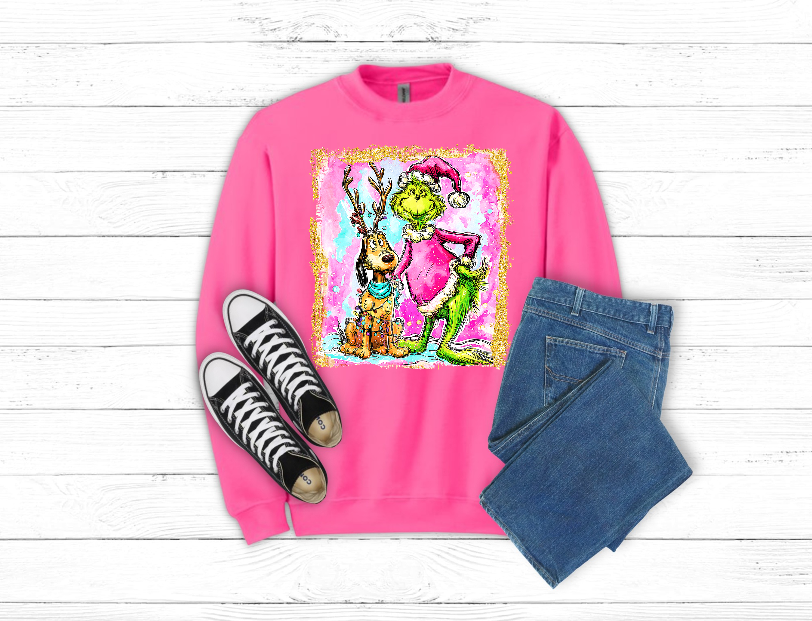 Christmas Grinch Sweatshirt (Item 1599)