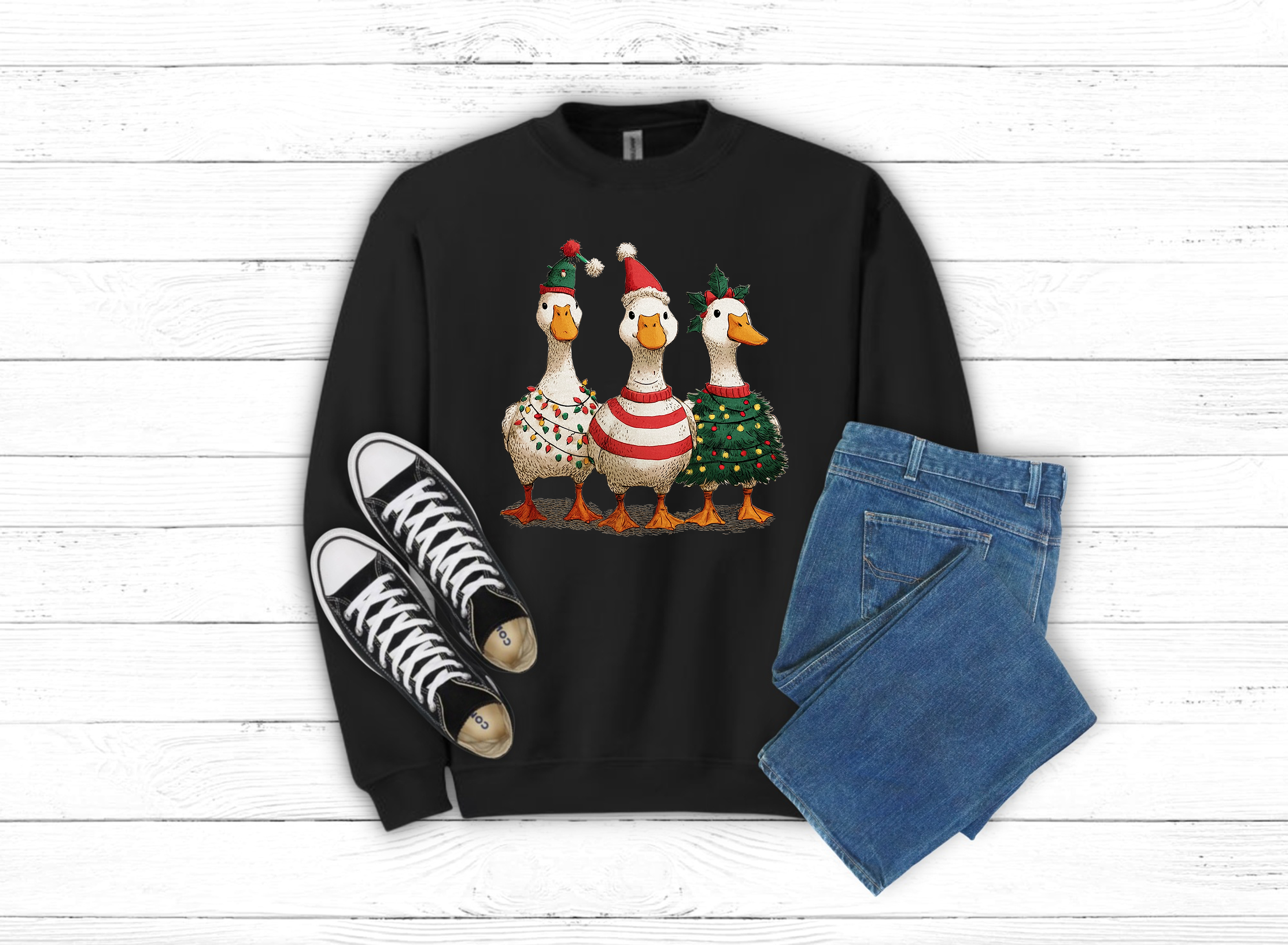 Christmas Goose Sweatshirt (Item 2112)
