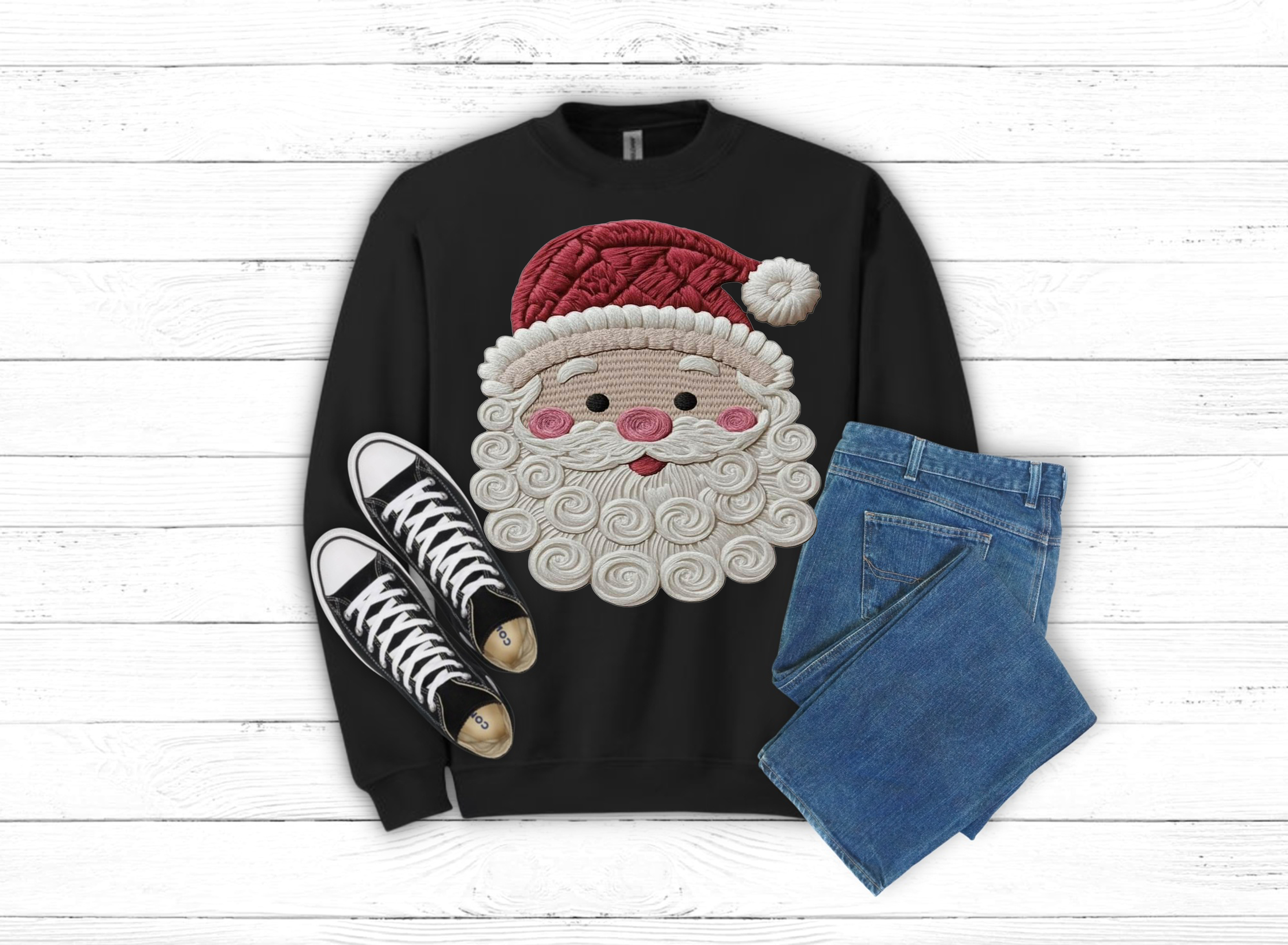 Christmas Santa Sweatshirt (Item 1592)
