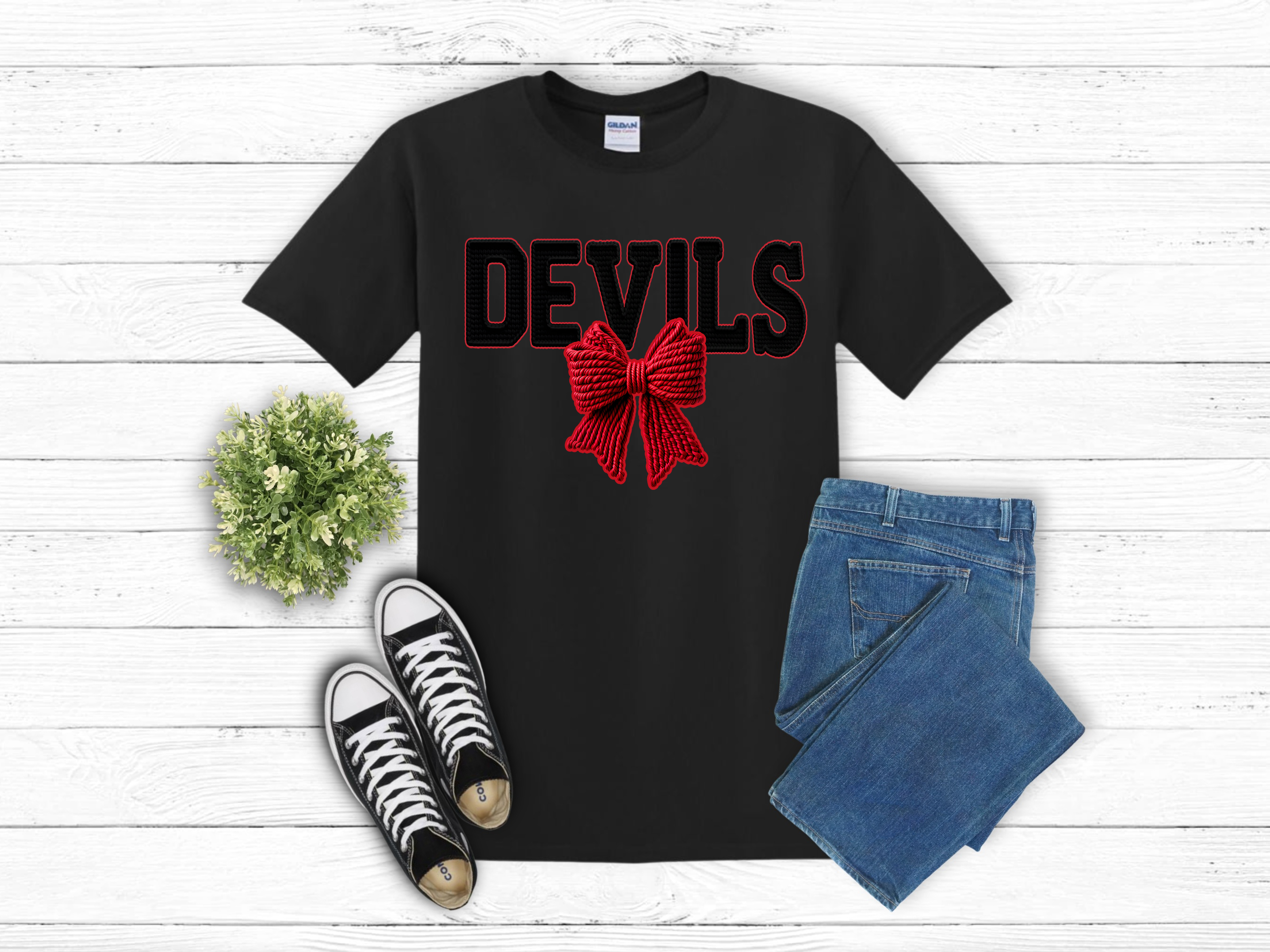 Devils yarn spirit shirt Choice of tee or sweatshirt (item 10101)