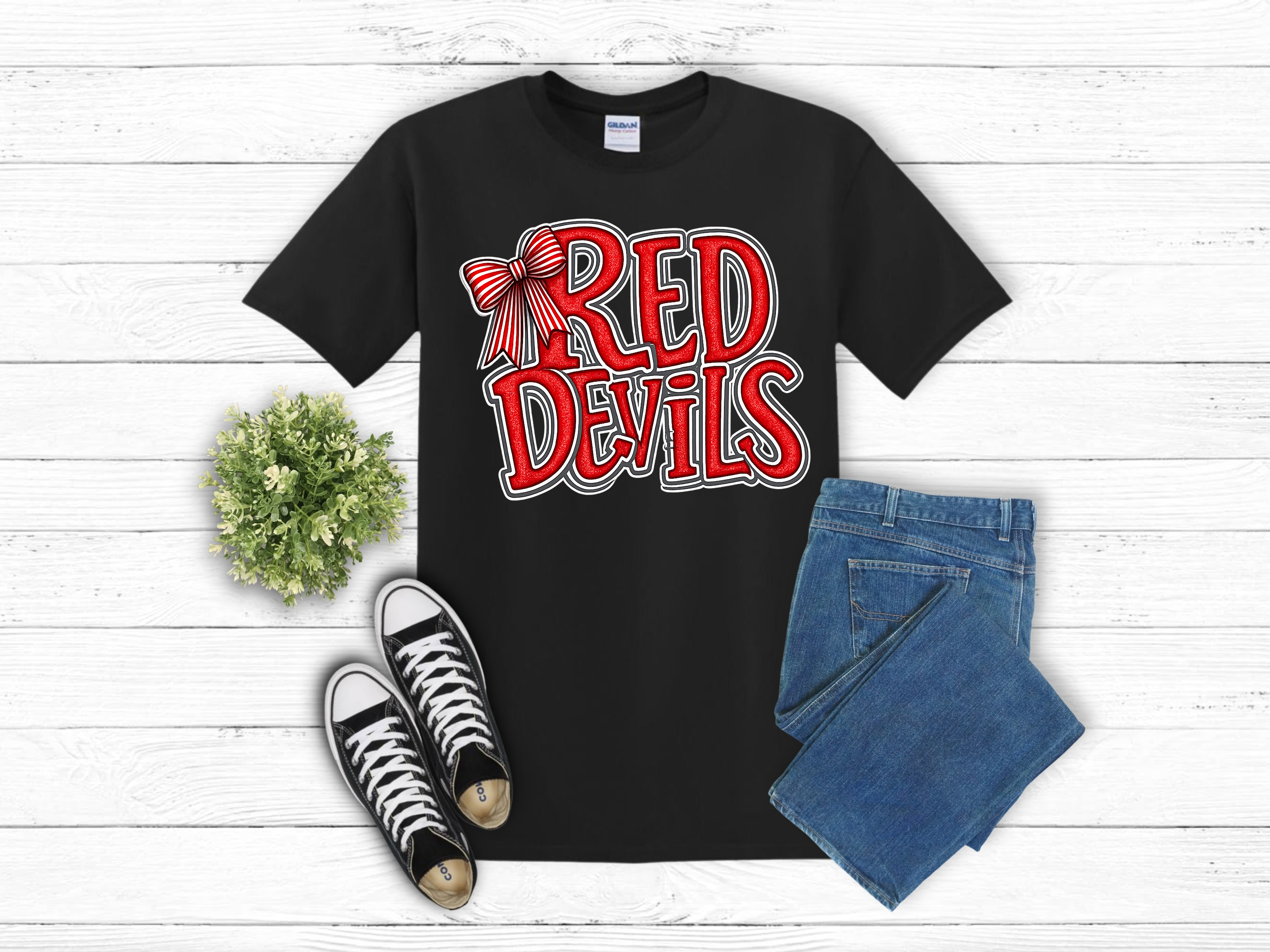 Huntington Red Devils Graphic Tee (Item #20383)