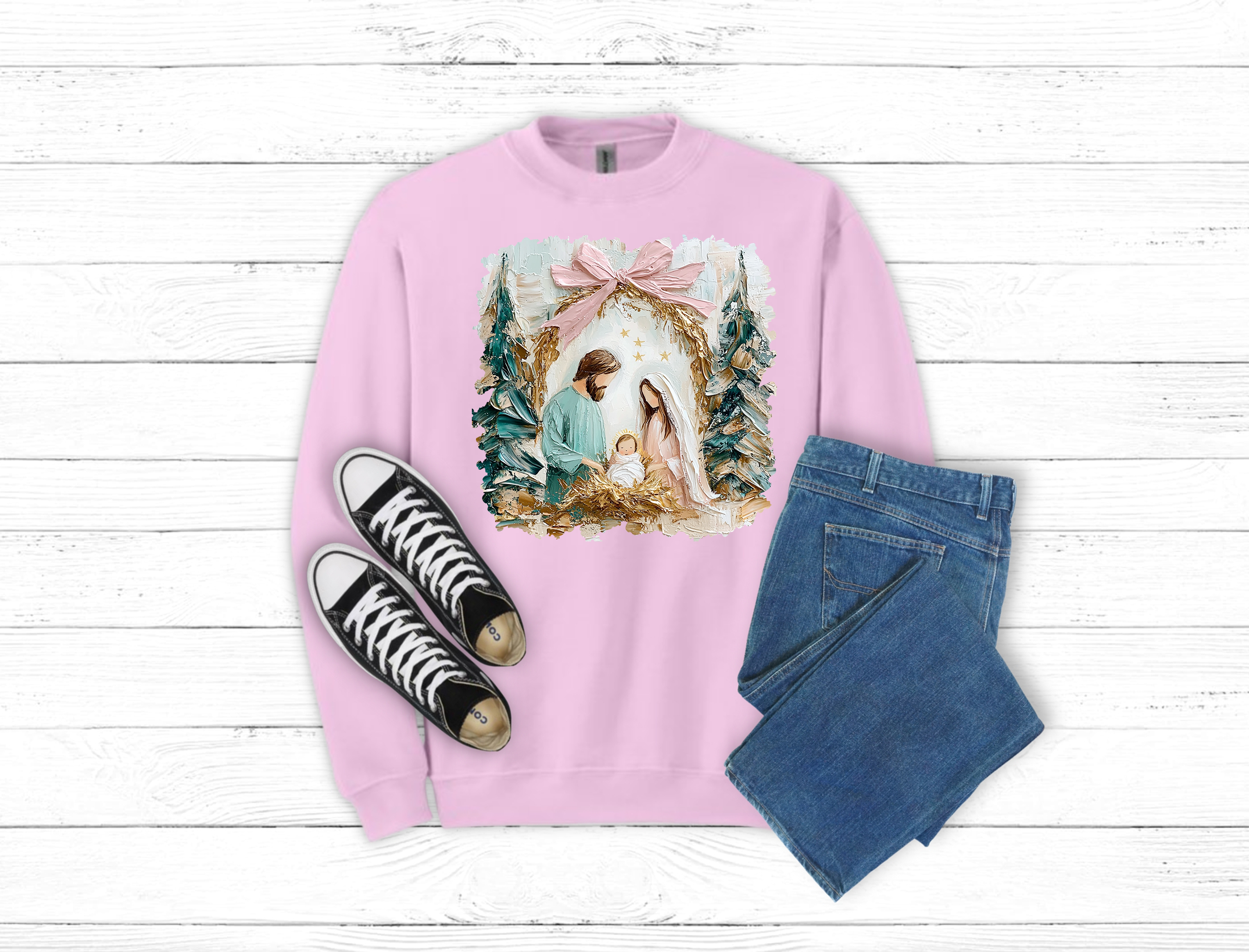Christmas Nativity Sweatshirt (Item 1437)
