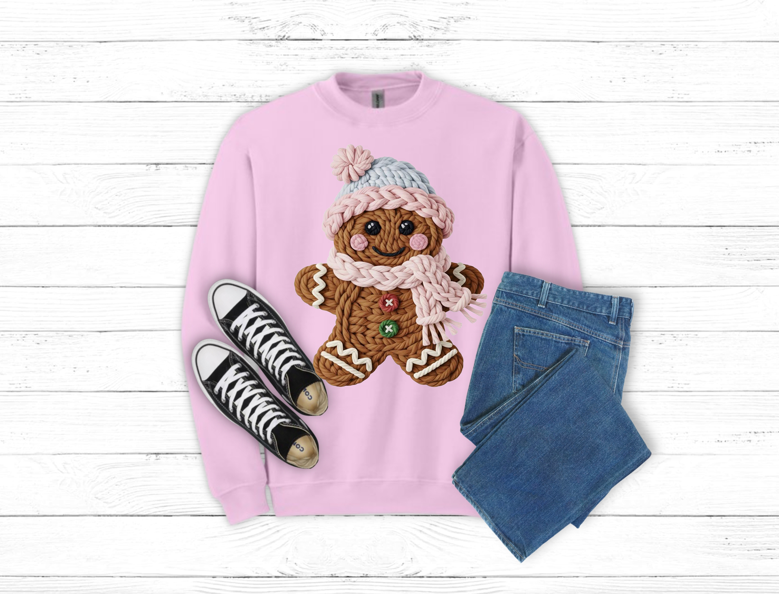 Christmas Gingerbread Sweatshirt (Item 1426)