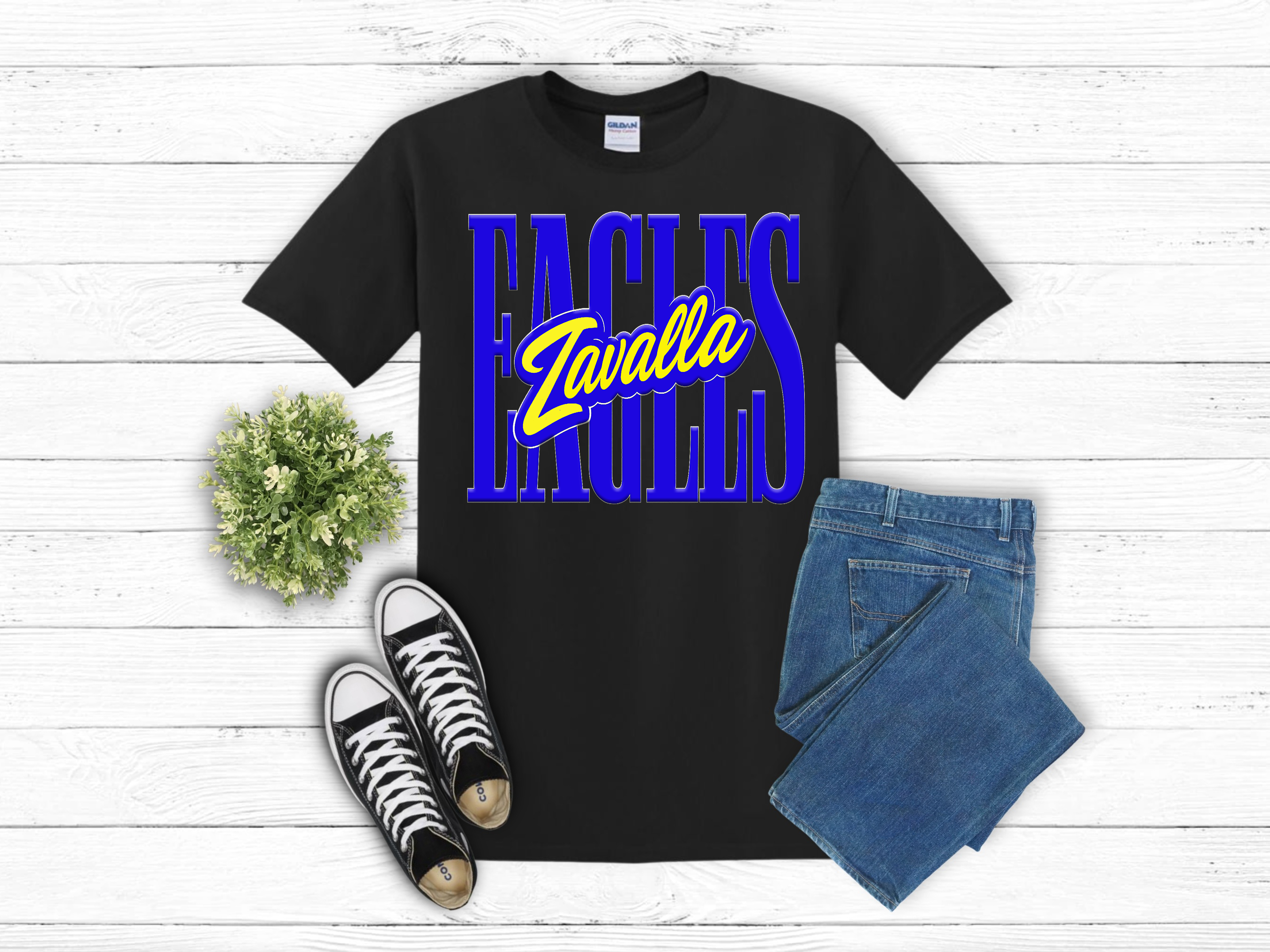 Zavalla Eagles Graphic Tee (Item #20358)