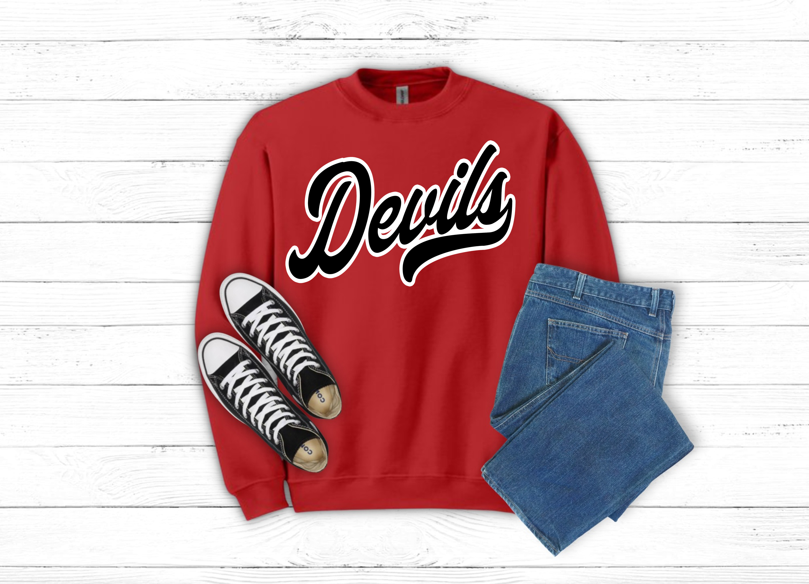 Red Devils Sweatshirt (item 1703)
