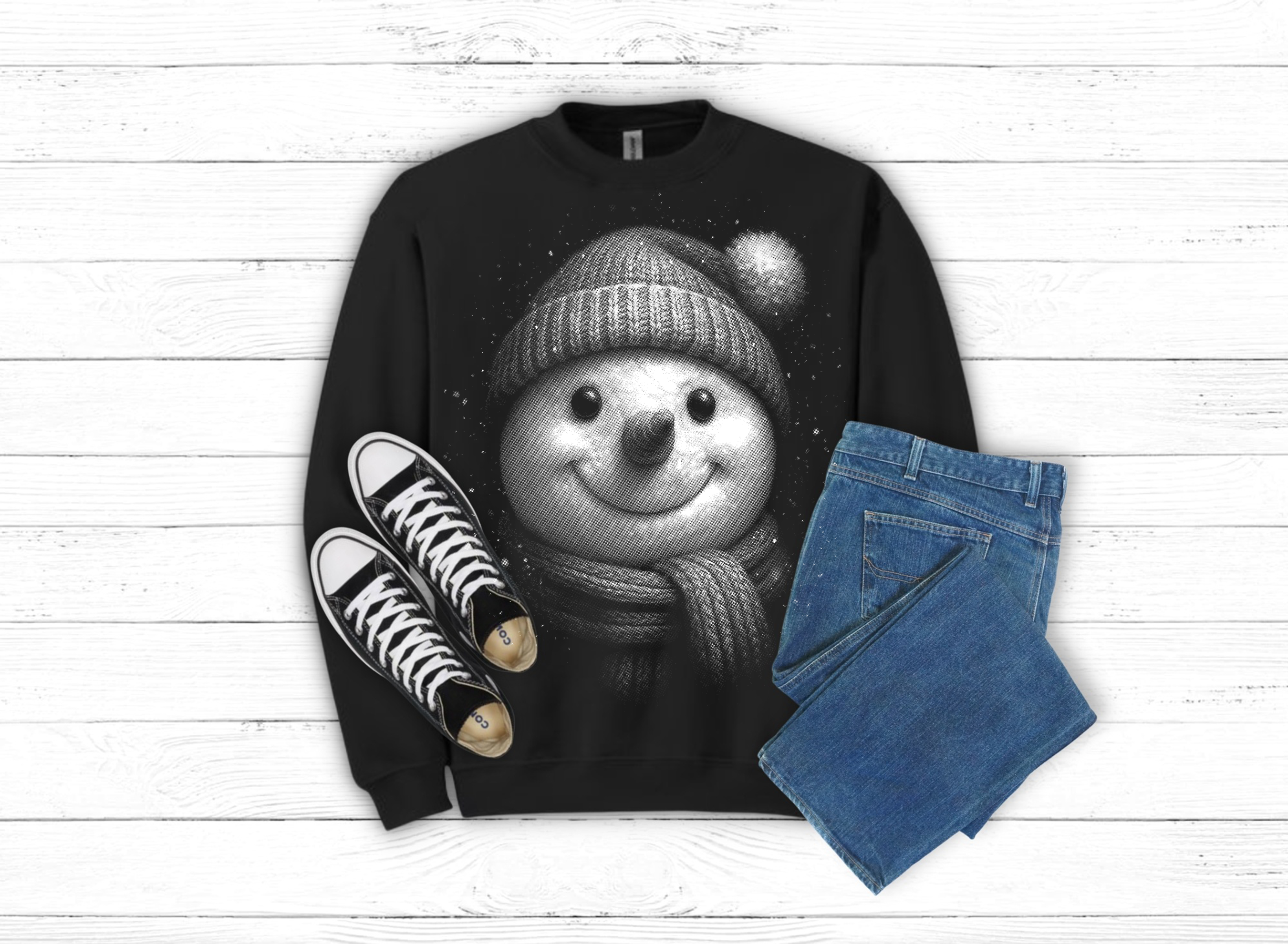 Christmas Snowman Sweatshirt (Item 1425)