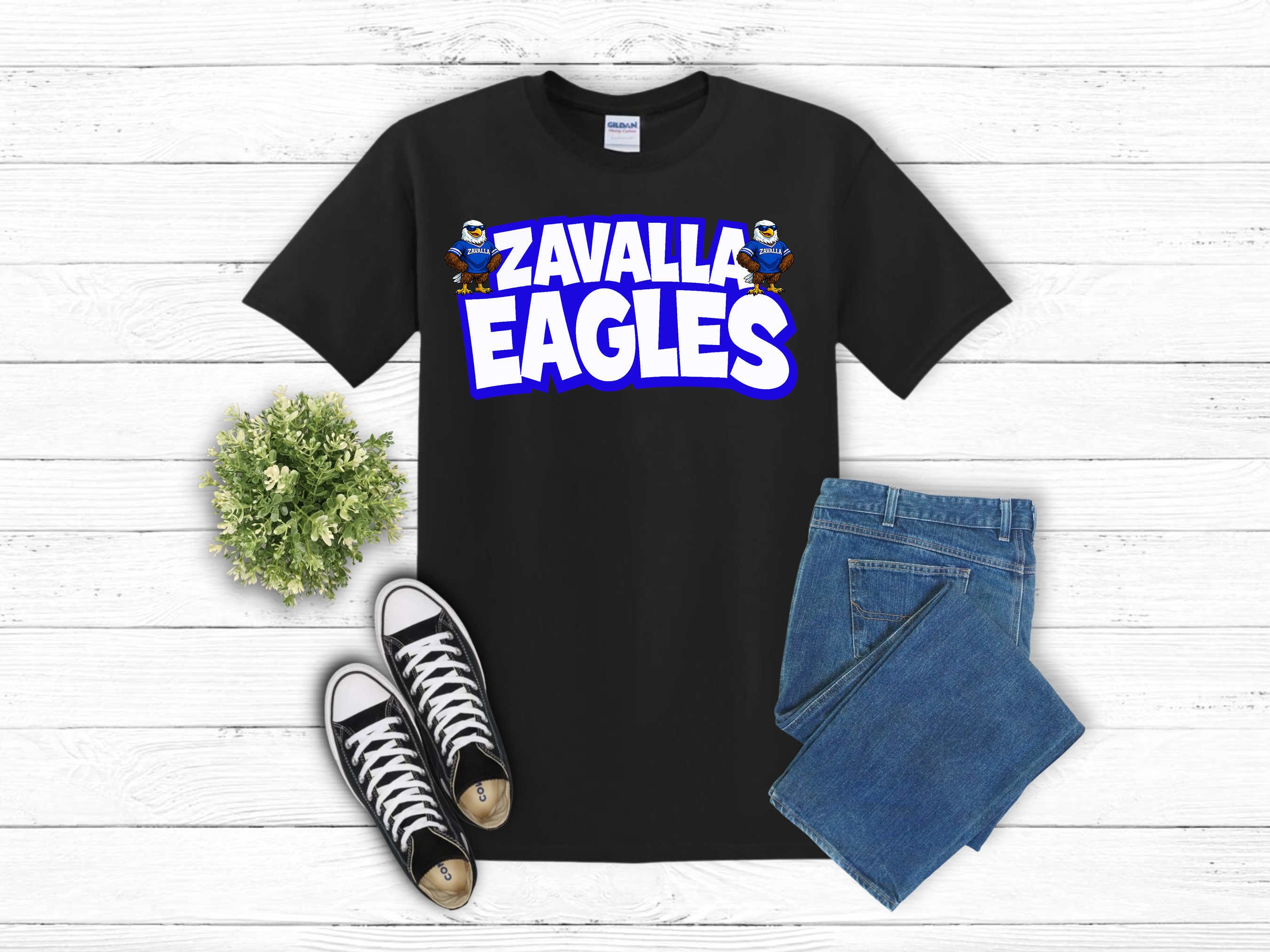Zavalla Eagles Graphic Tee (Item #20359)