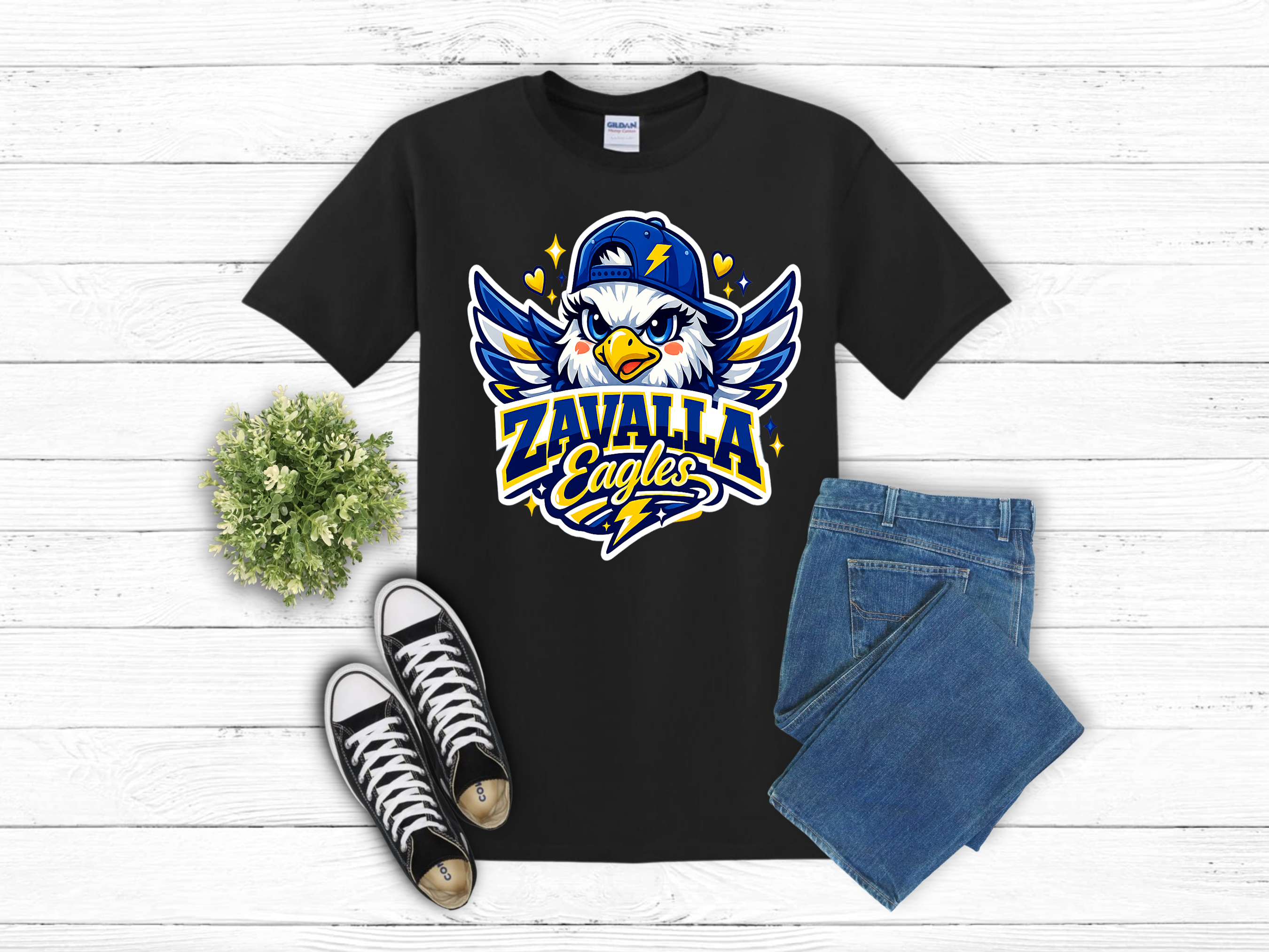 Zavalla Eagles Graphic Tee (Item #20373)