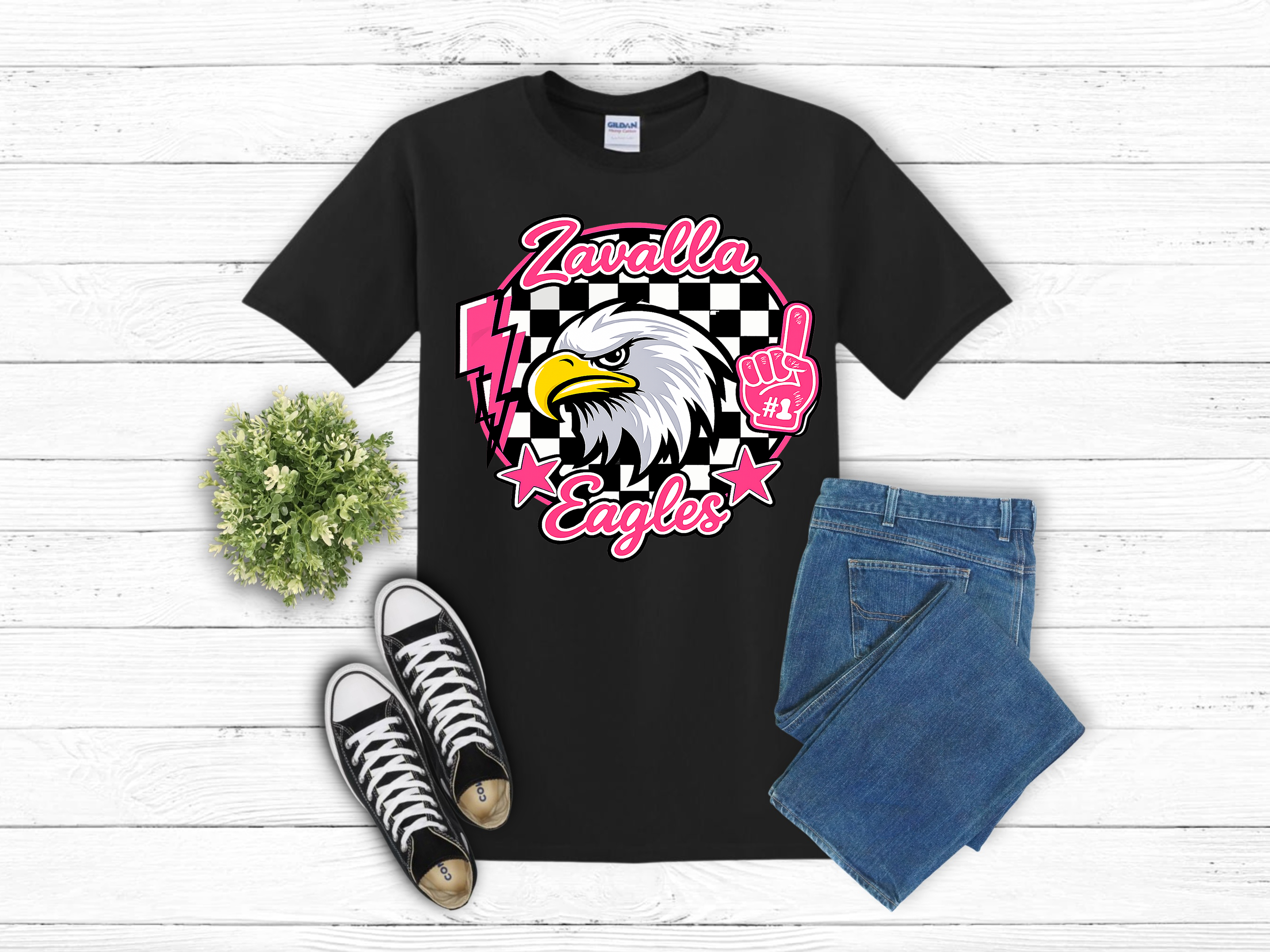 Zavalla Eagles Graphic Tee (Item #20365)