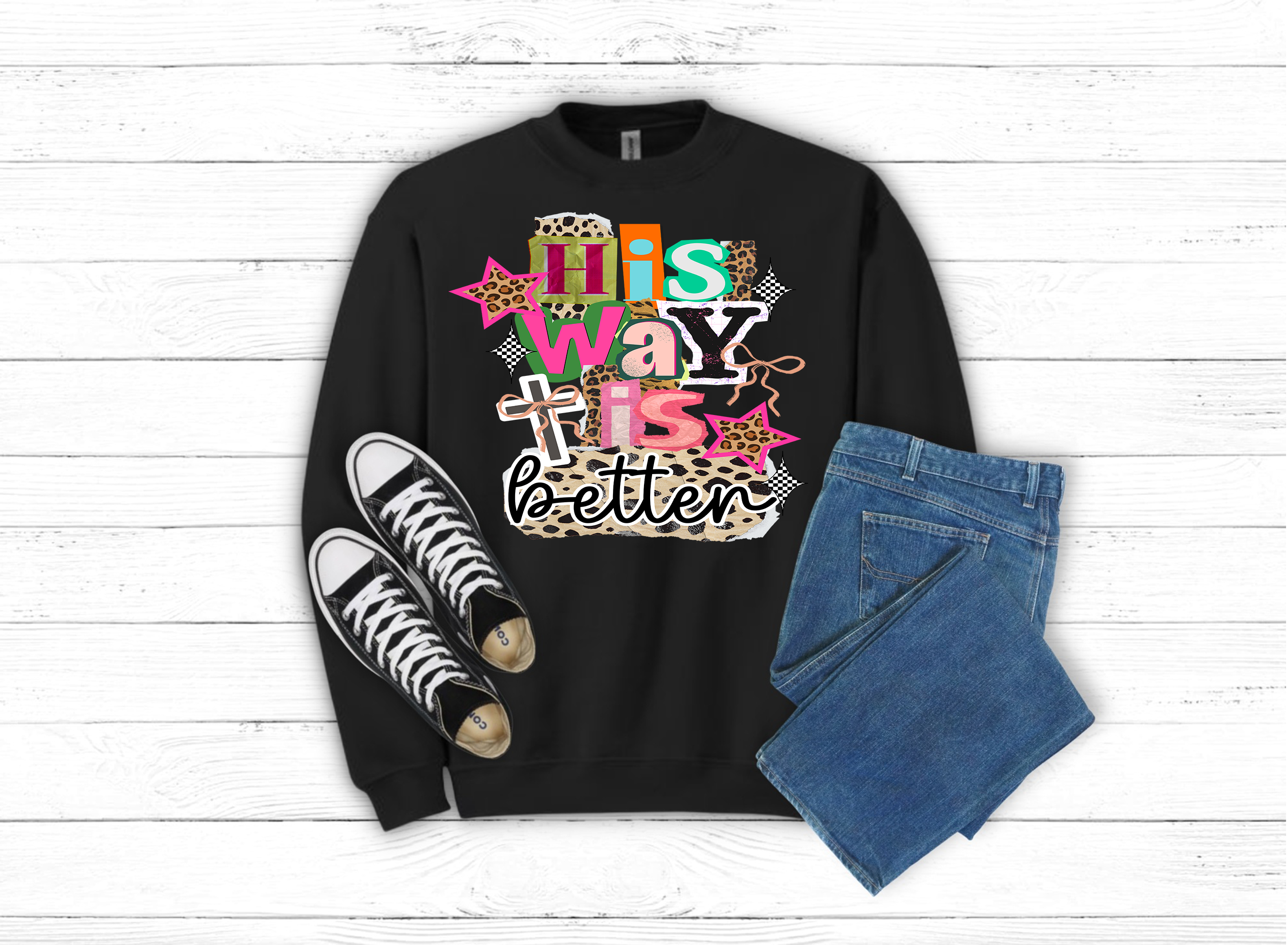 His Way is Better tee Choice of Tee or Sweatshirt (10121)