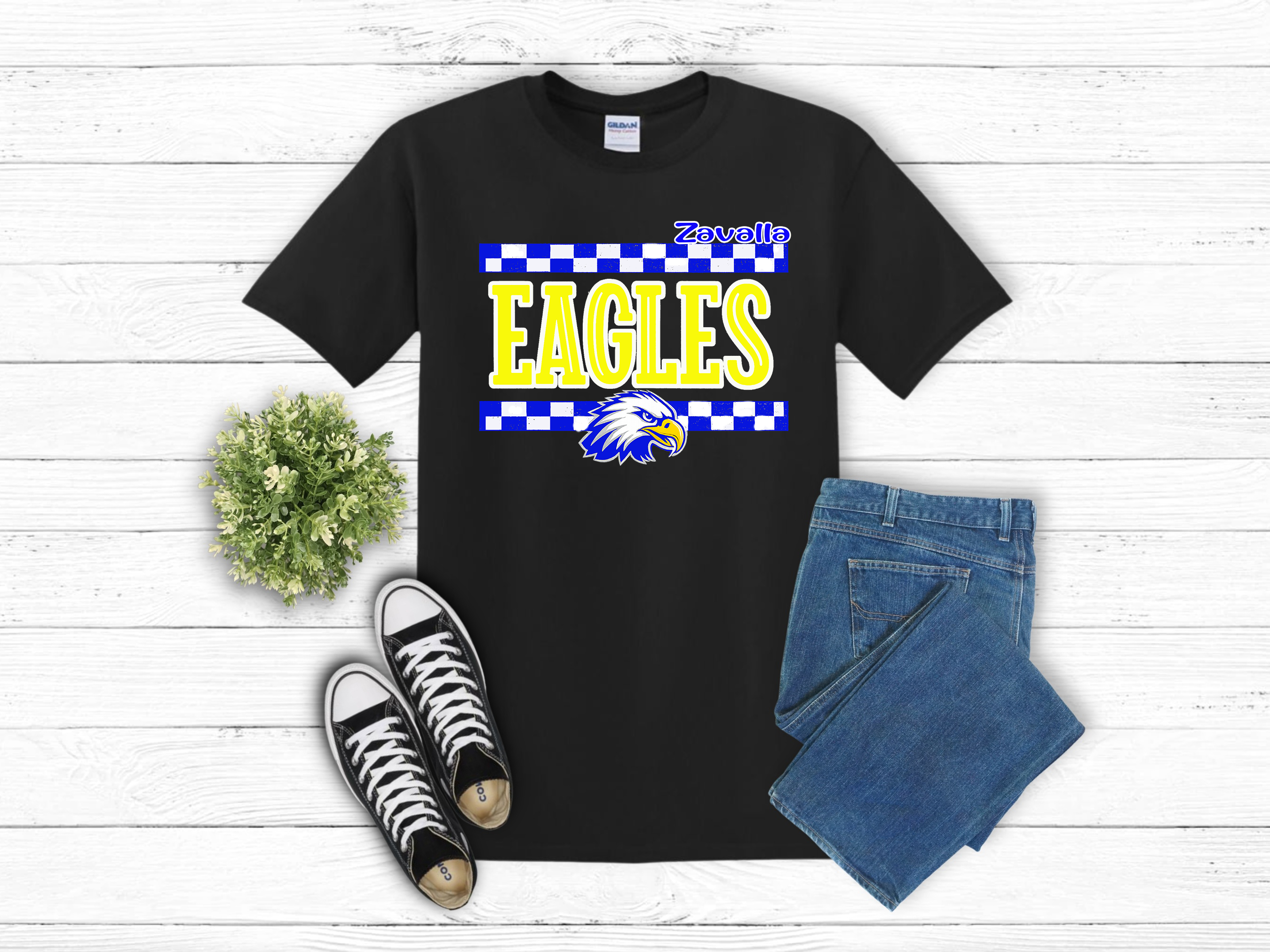 Zavalla Eagles Graphic Tee (Item #20360)