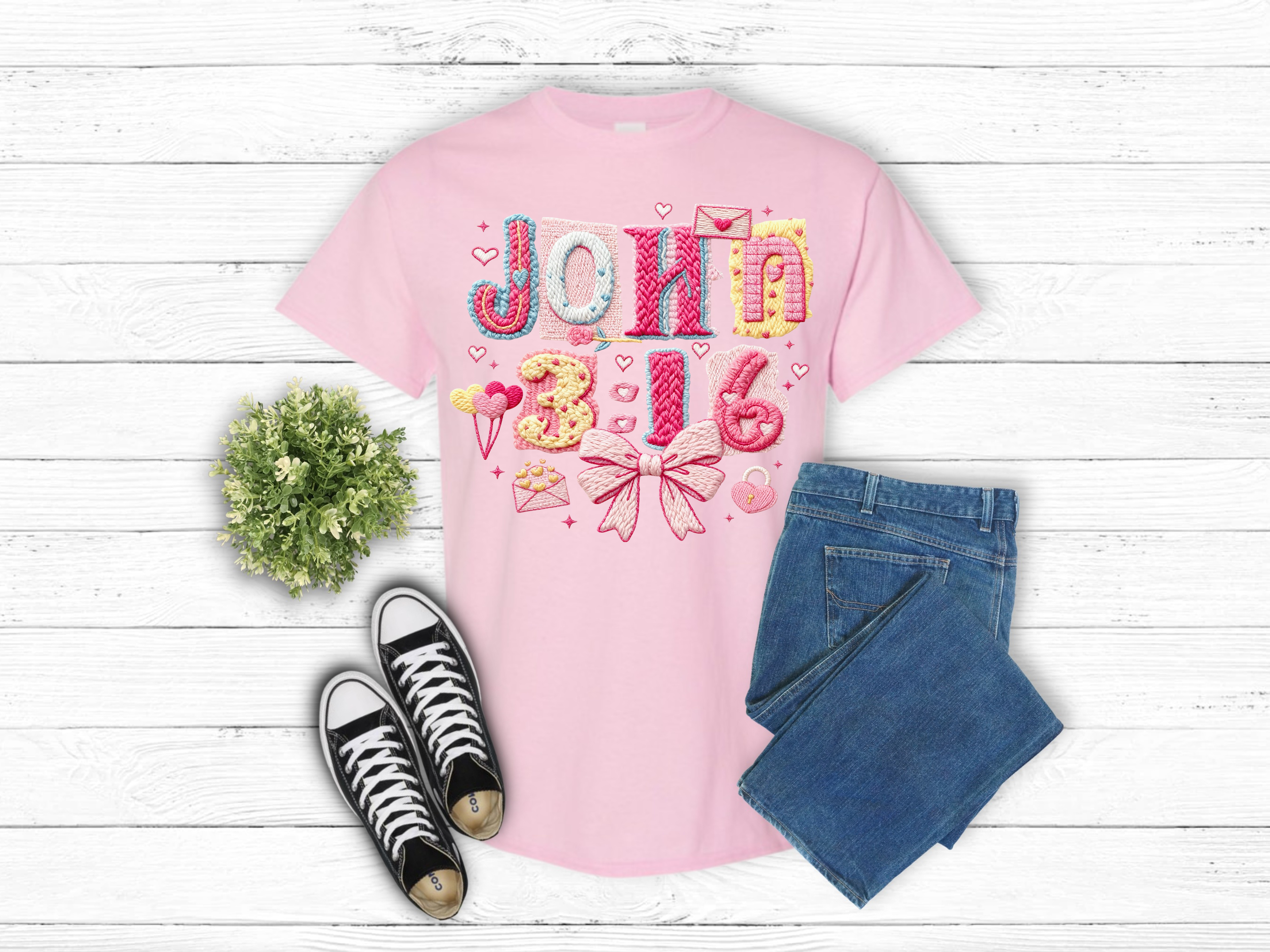 John 3:16 tee Choice of Tee or Sweatshirt (10113)