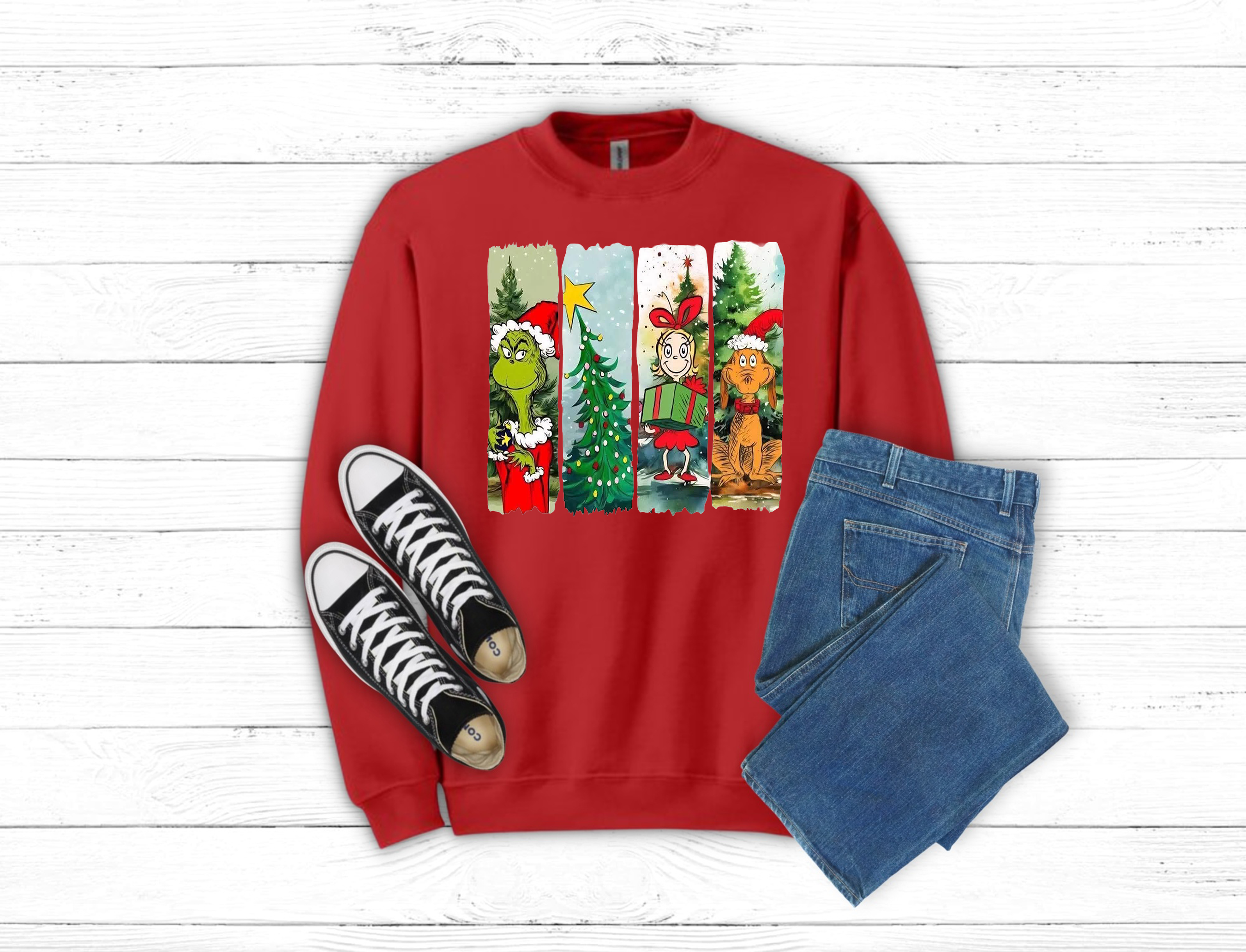 Christmas Grinch Sweatshirt (Item 1434)
