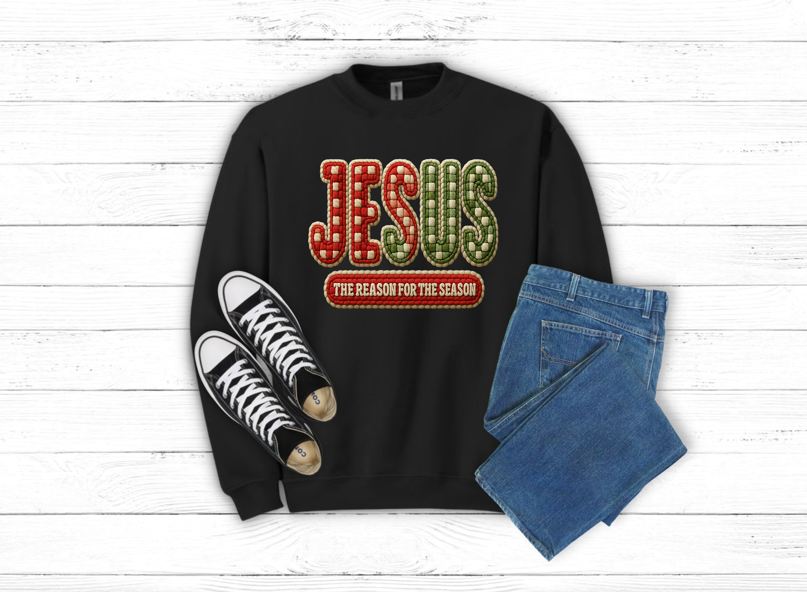 Christmas Jesus Sweatshirt (Item 2120)
