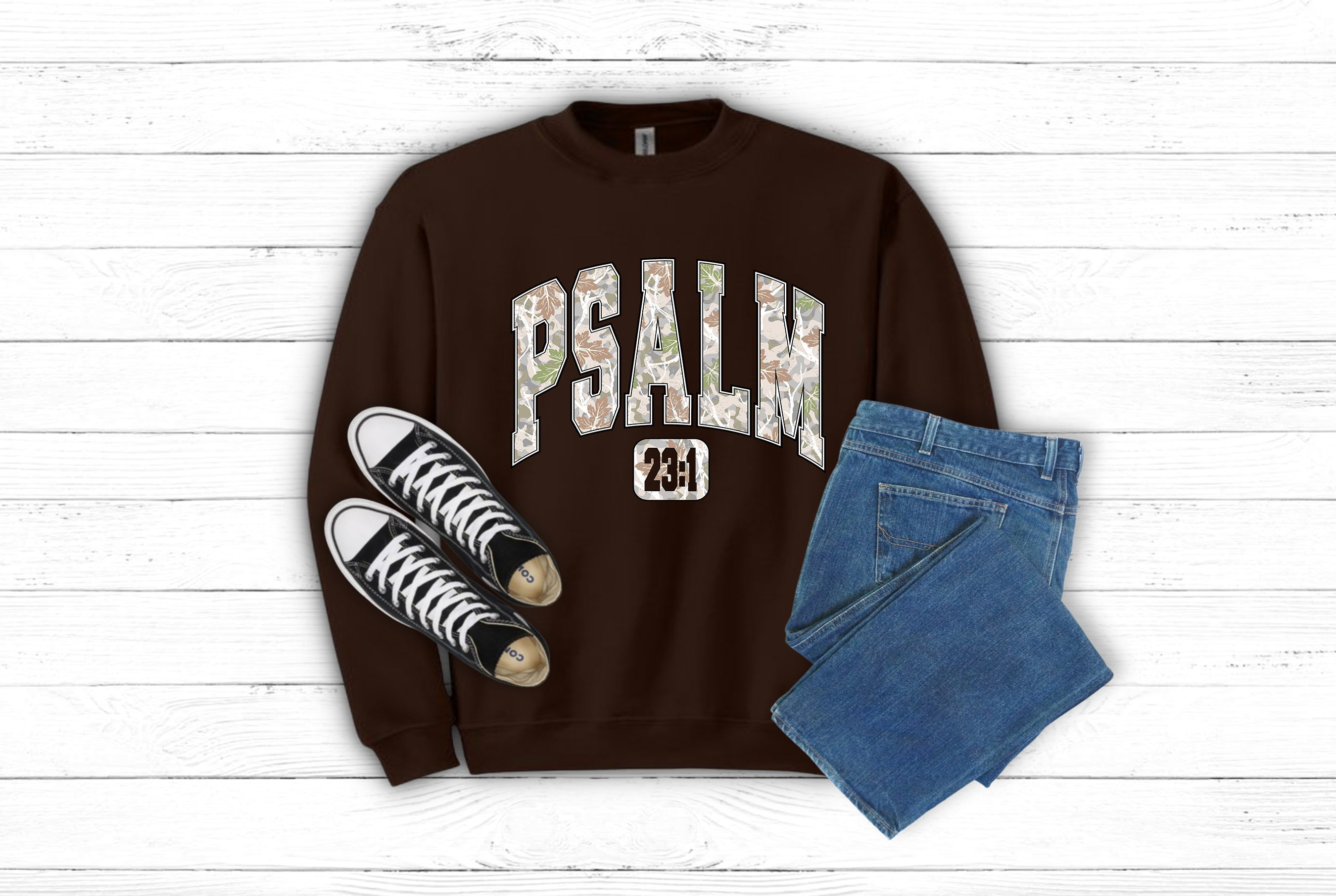 Psalm 23:1 Graphic T-Shirt or Sweatshirt (Item 1719)
