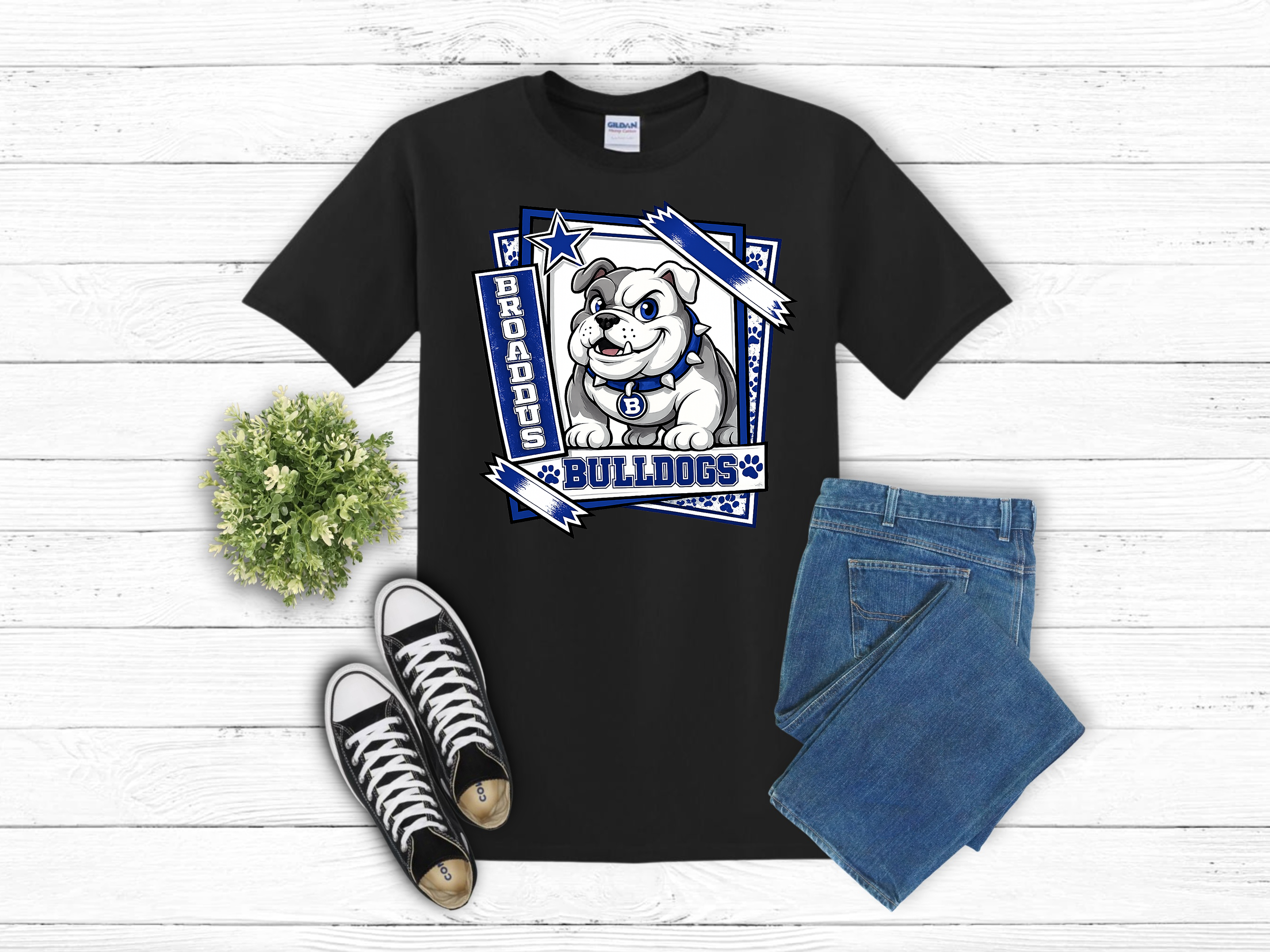 Broaddus Bulldogs Graphic Tee (Item #20380)