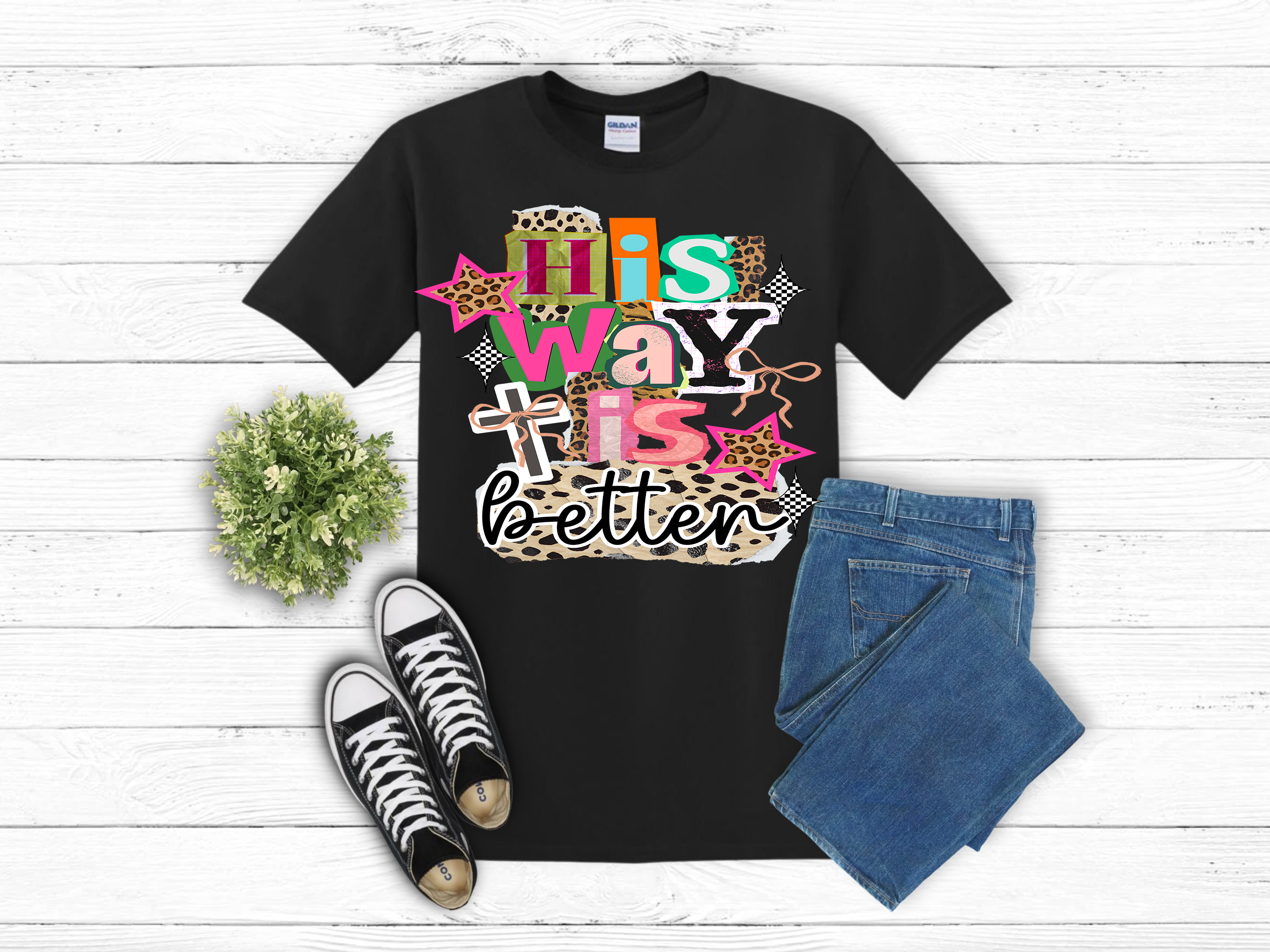 His Way is Better tee Choice of Tee or Sweatshirt (10121)